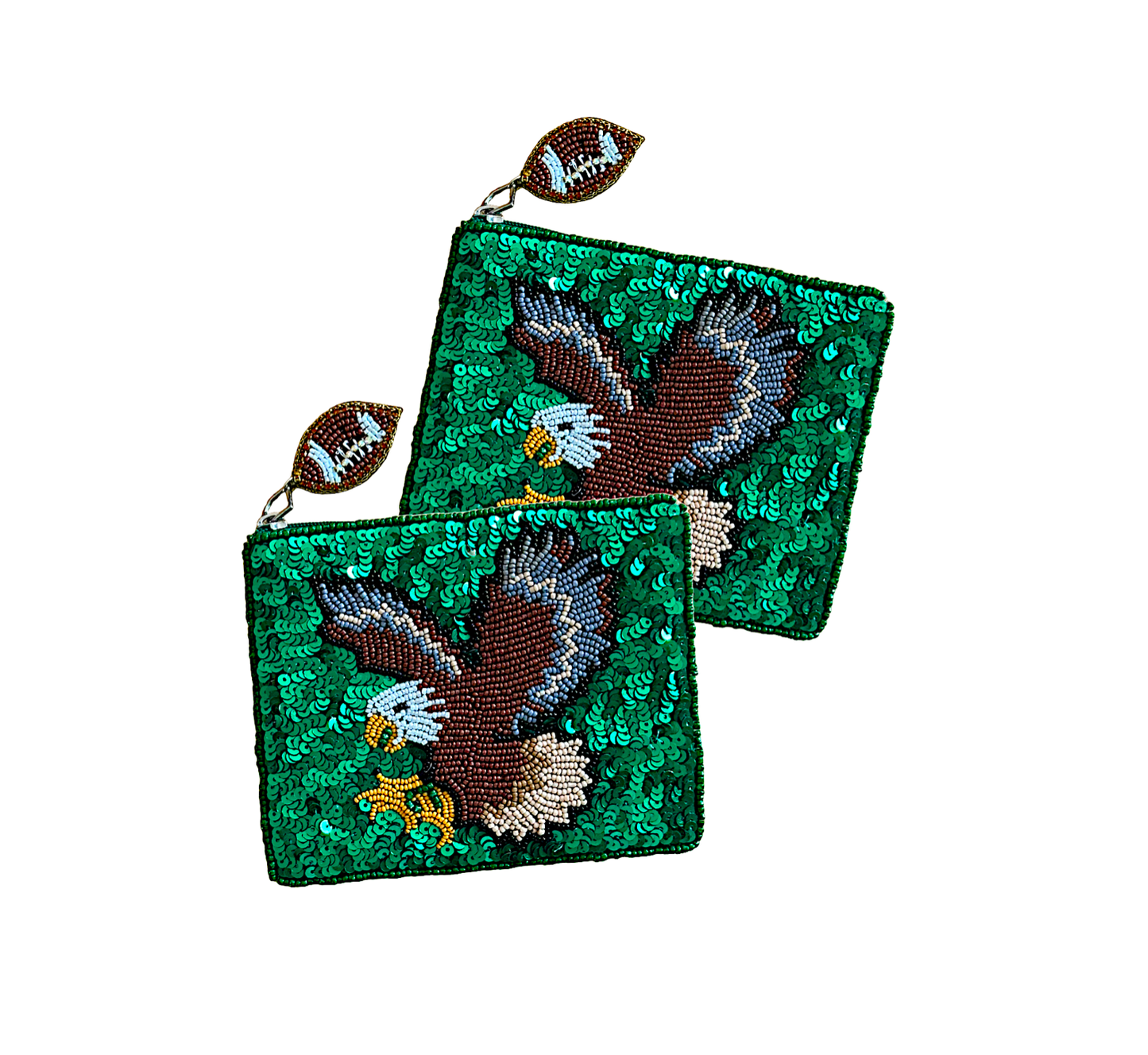 Philadelphia Eagles Sequin Coin Purse