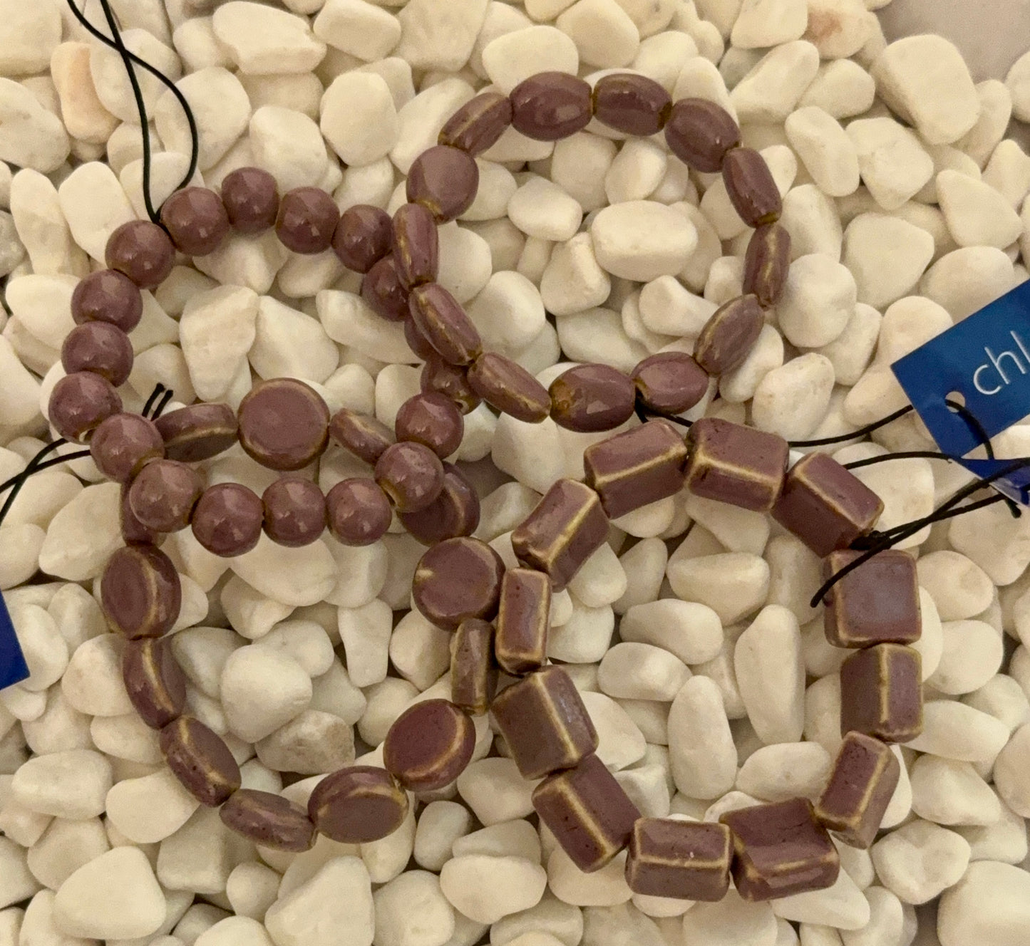 Solid Clay Bead Bracelets (multiple colors available!)