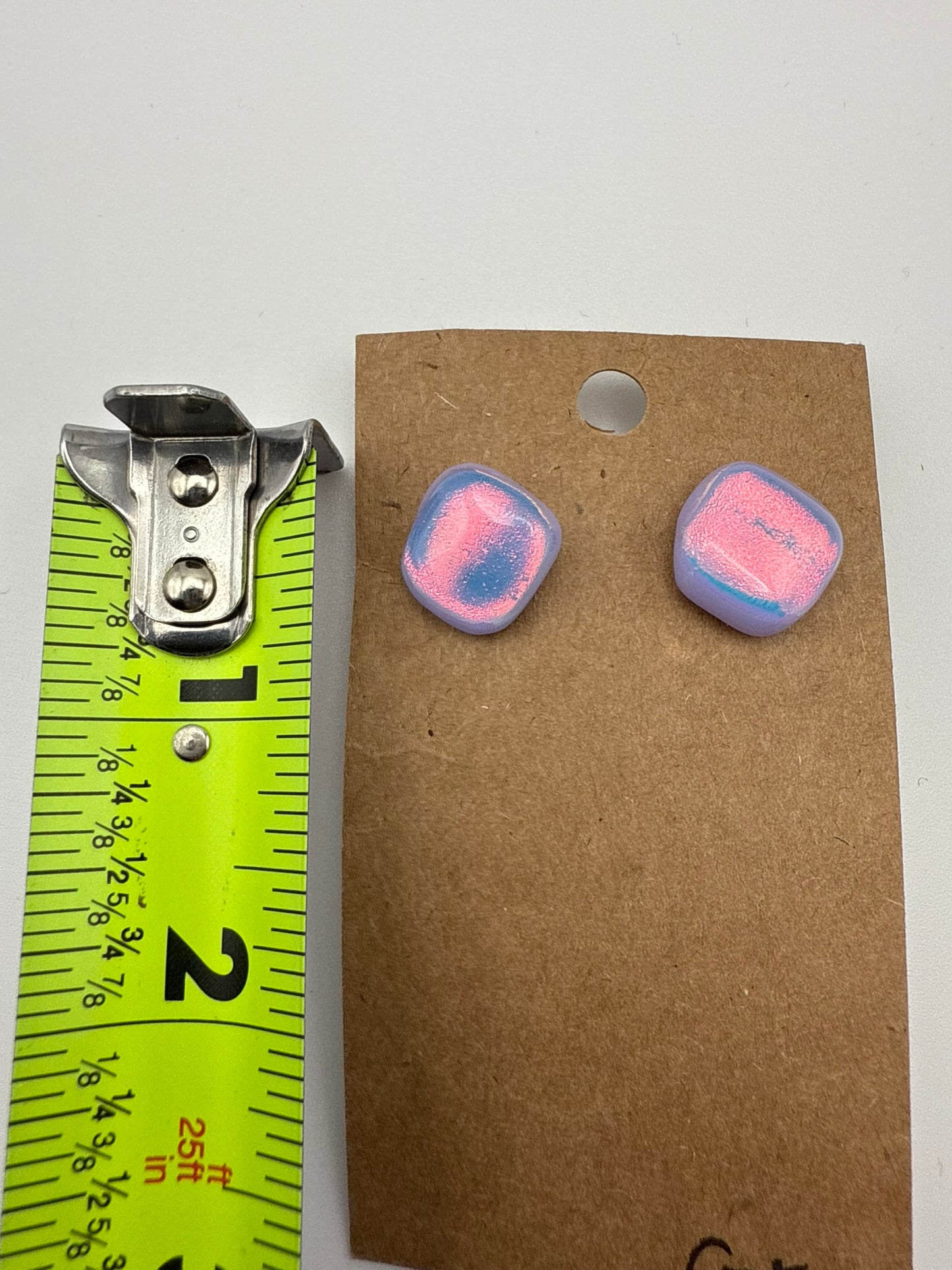 Vintage Blush Aura Studs