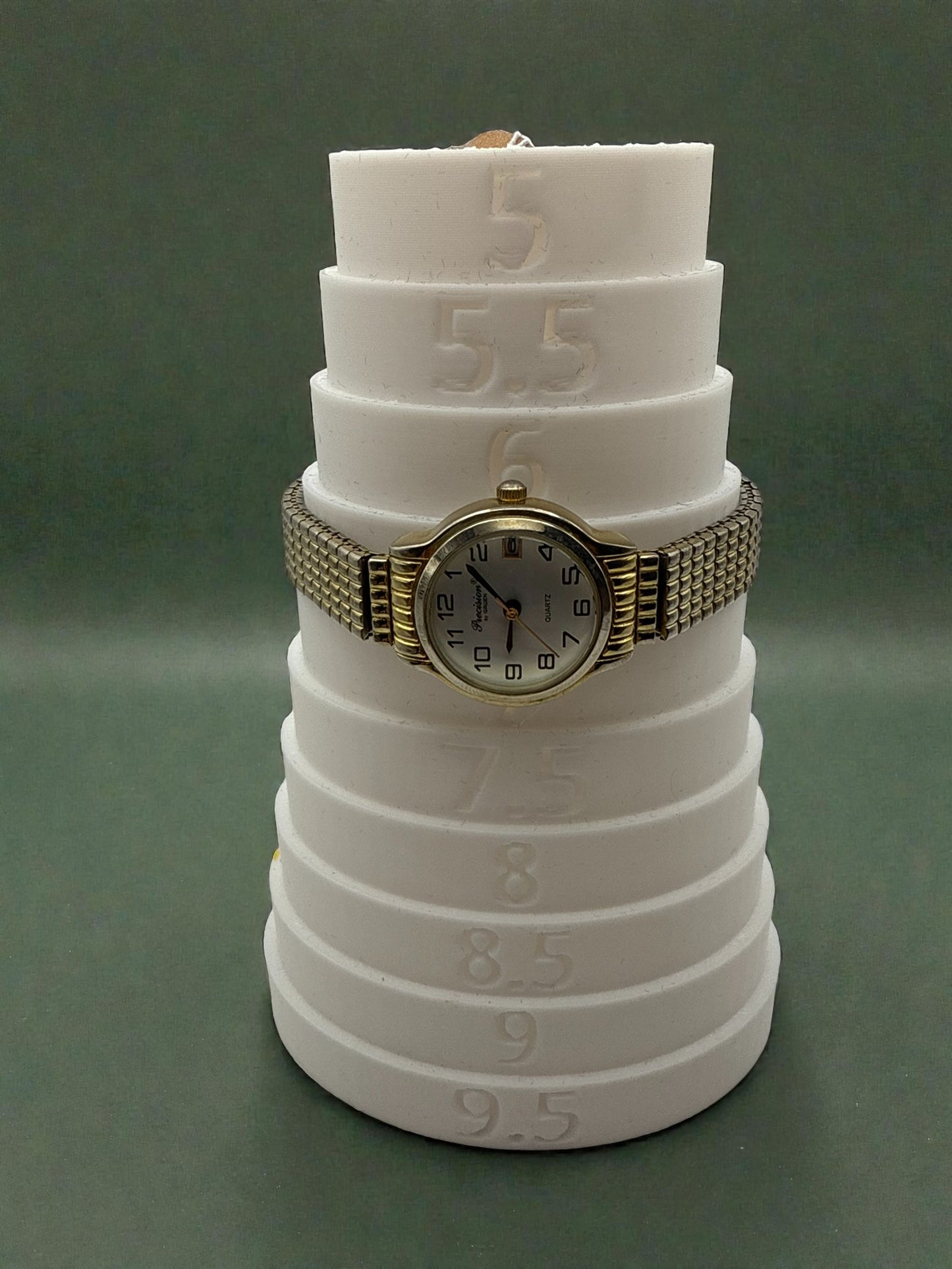 Vintage Gruen Precision Gold Tone Stretch Watch 6.5"