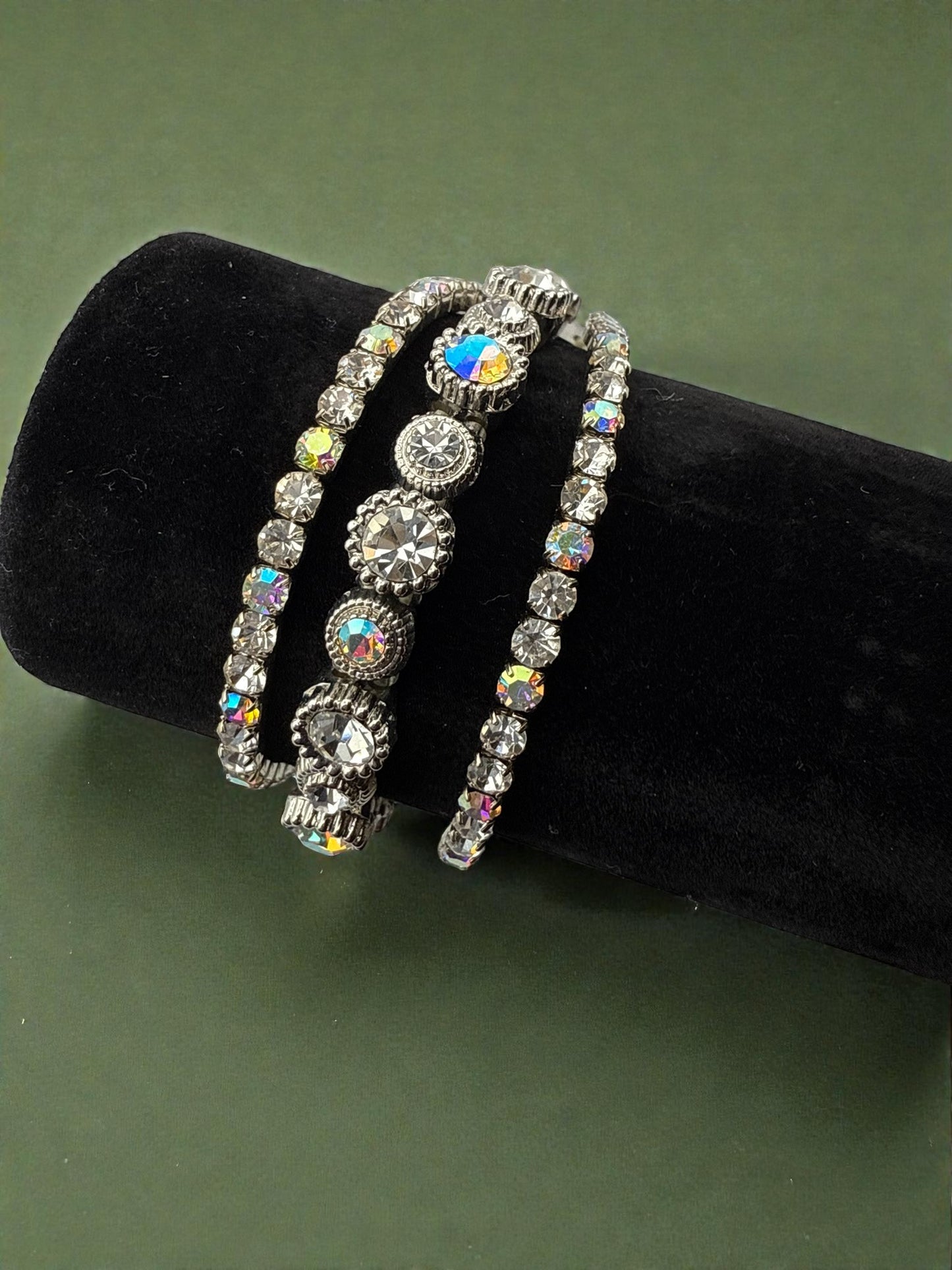 Vintage Vivani Spark Wrap Watch Bracelet 6-6.5"