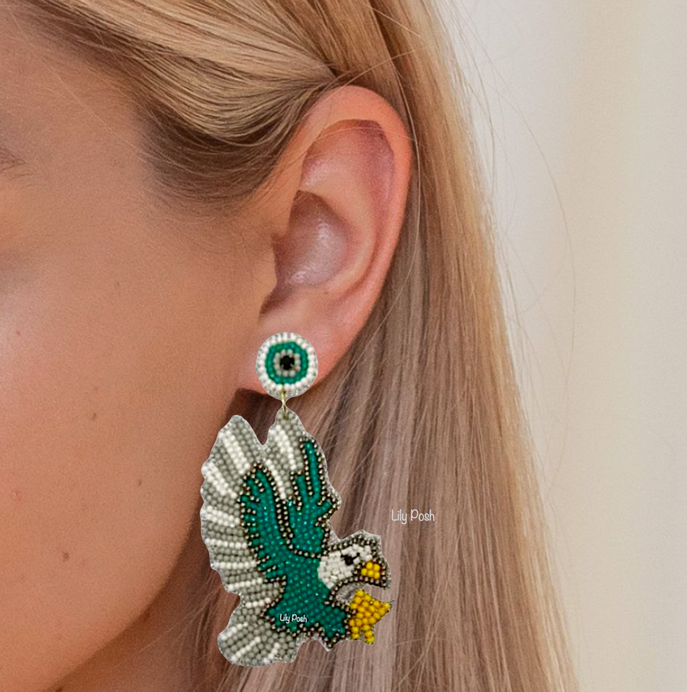 Philadelphia Eagles Football Game Day Earring