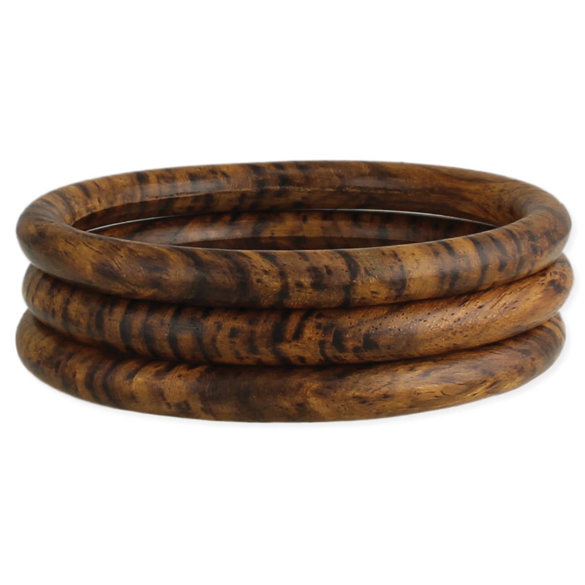 Natural Wood Bangles - 3 piece set!