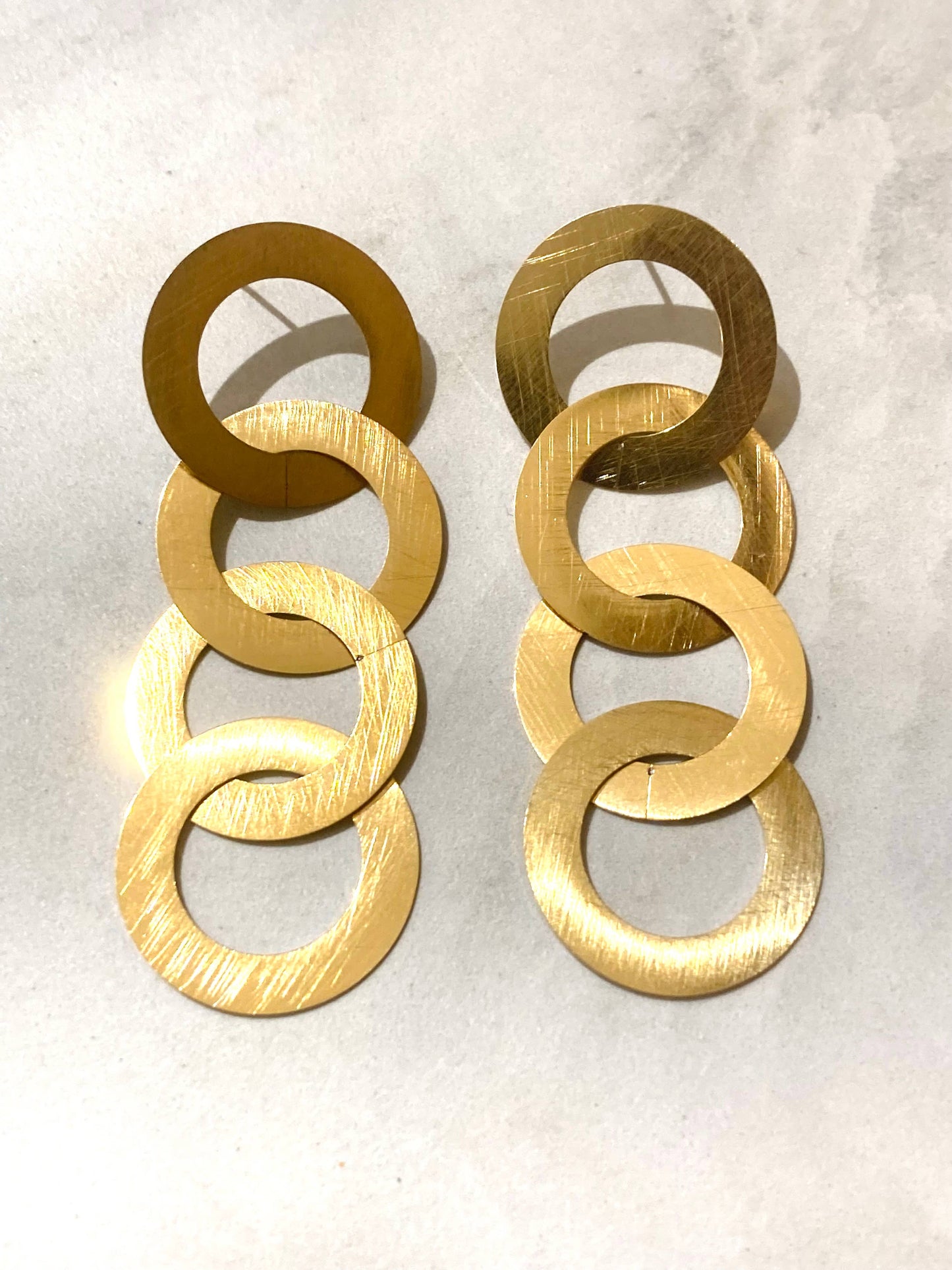 Viola Waterproof Stainless Steel Gold Earrings