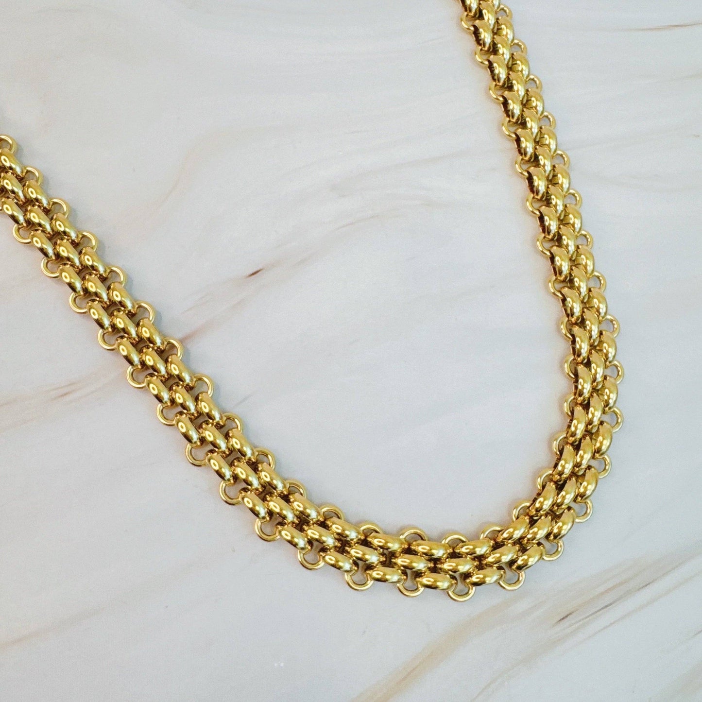 Golden Armor Necklace