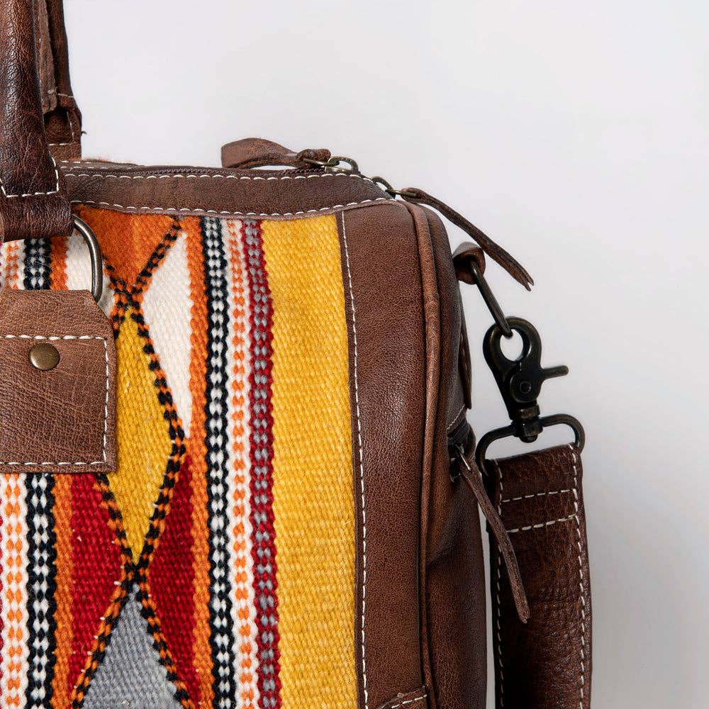 American Darling Genuine Western Leather Duffel Bag