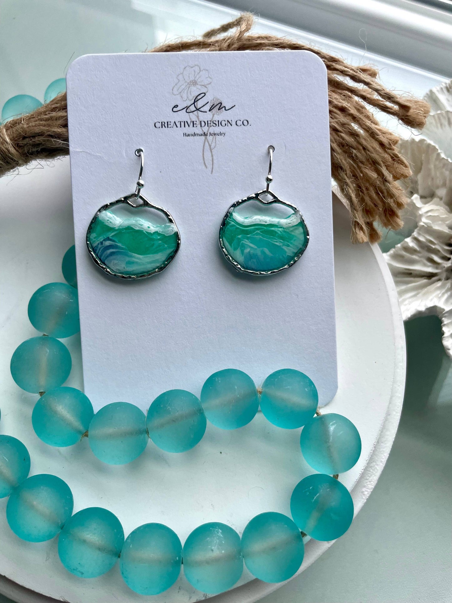 Ocean Wave Earrings