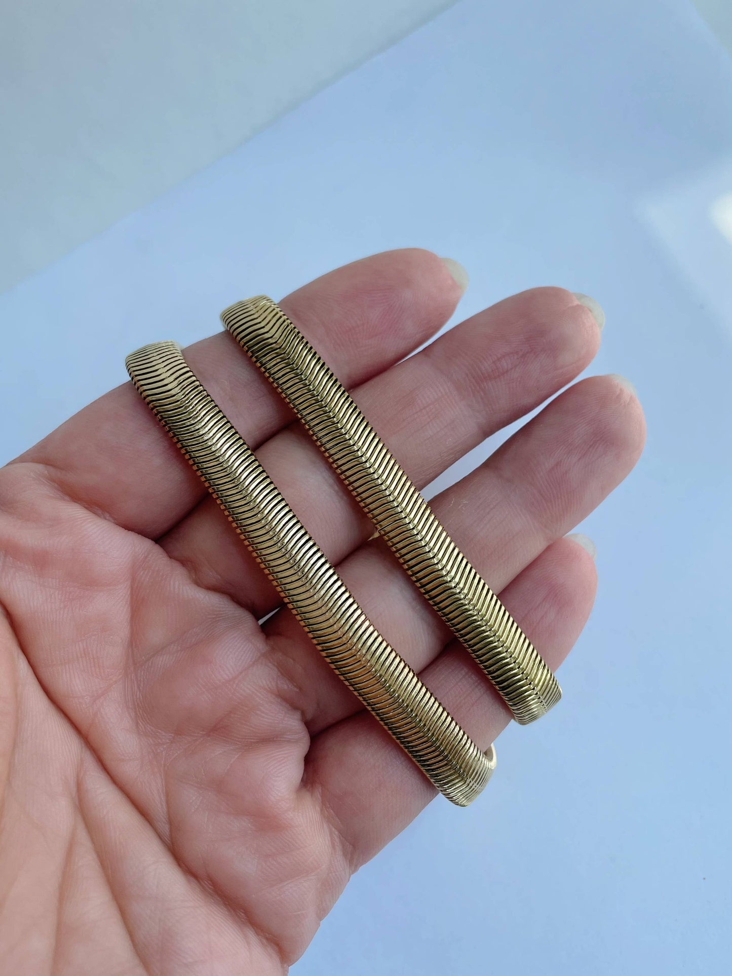 Chunky Snake Chain~ Gold Plated Stainless Steel 