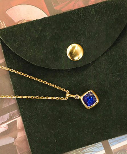 Chroma Charm Necklace - 10 stones! (Gold & Silver)