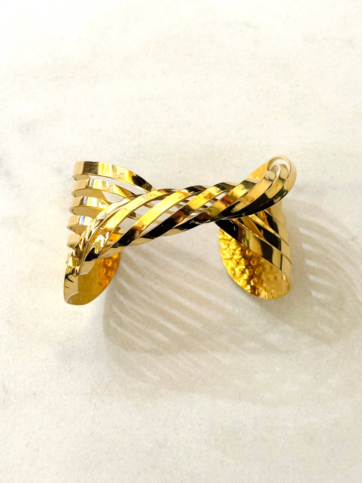 Cleo Stainless Steel Bangle Bracelet