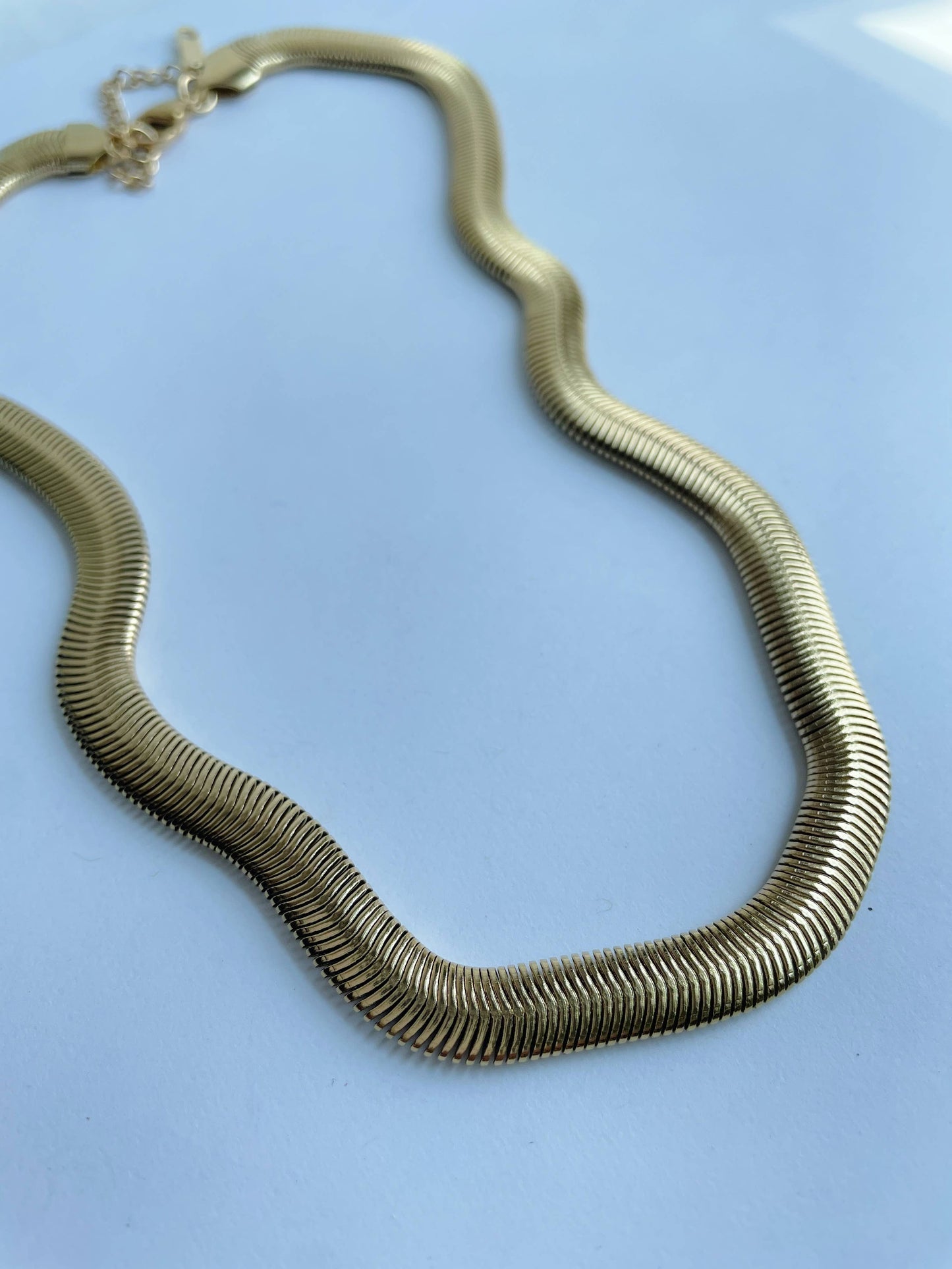 Chunky Snake Chain~ Gold Plated Stainless Steel 