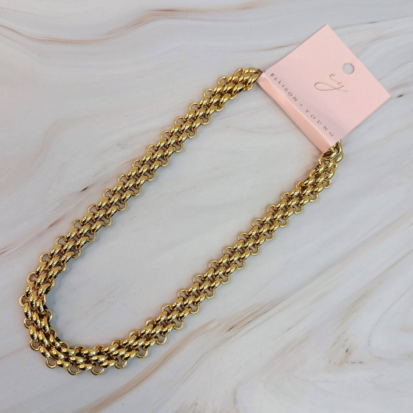 Golden Armor Necklace