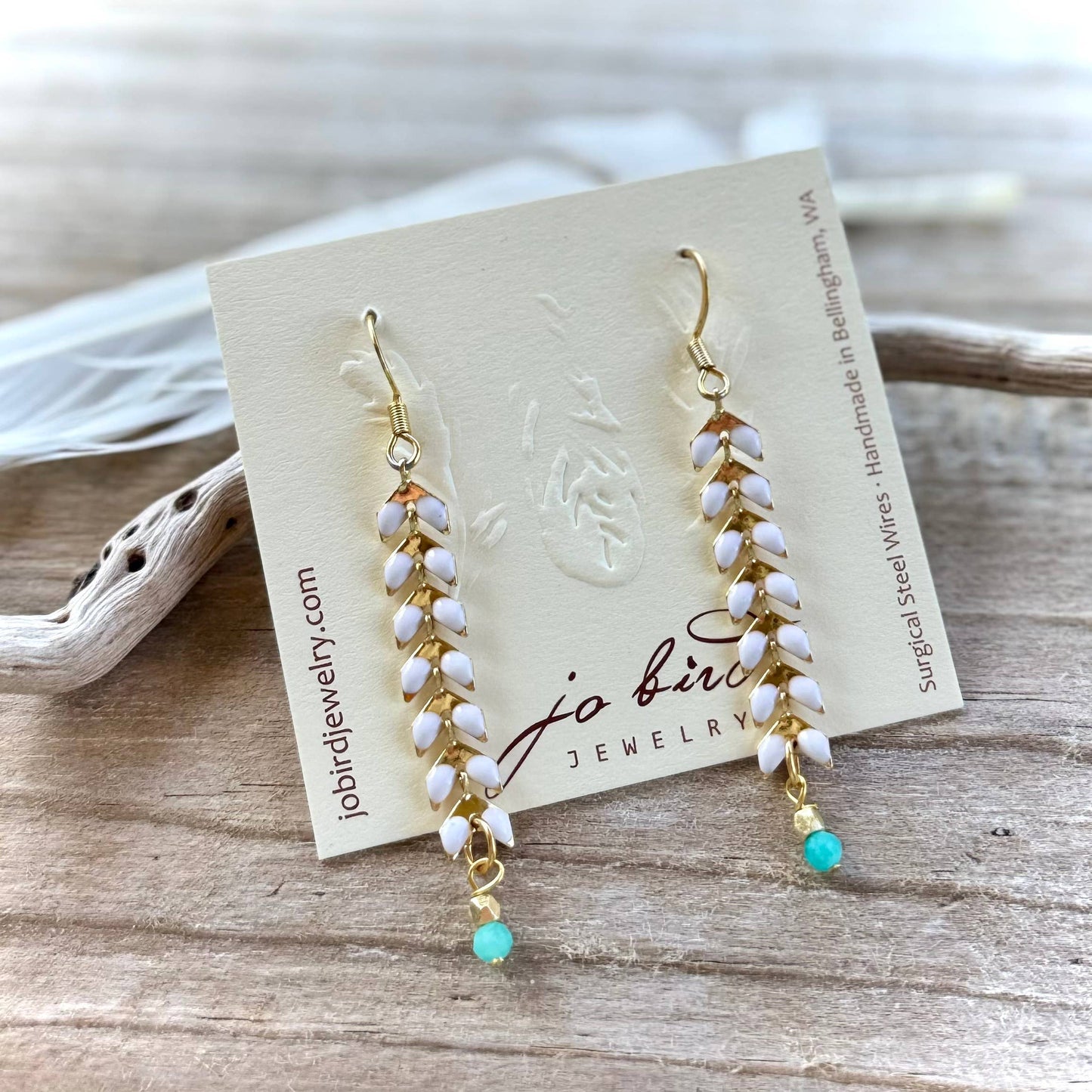 Feather Duster Earrings