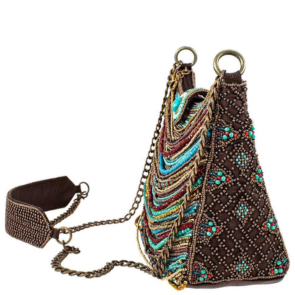 Sway with Me Beaded Strands Southwestern Crossbody Handbag