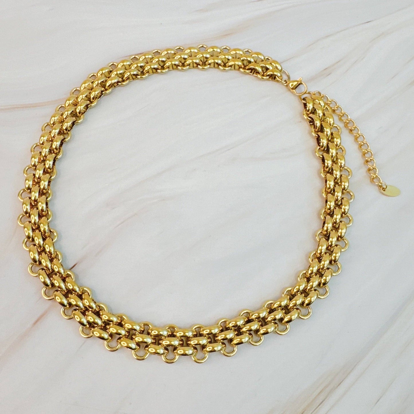 Golden Armor Necklace