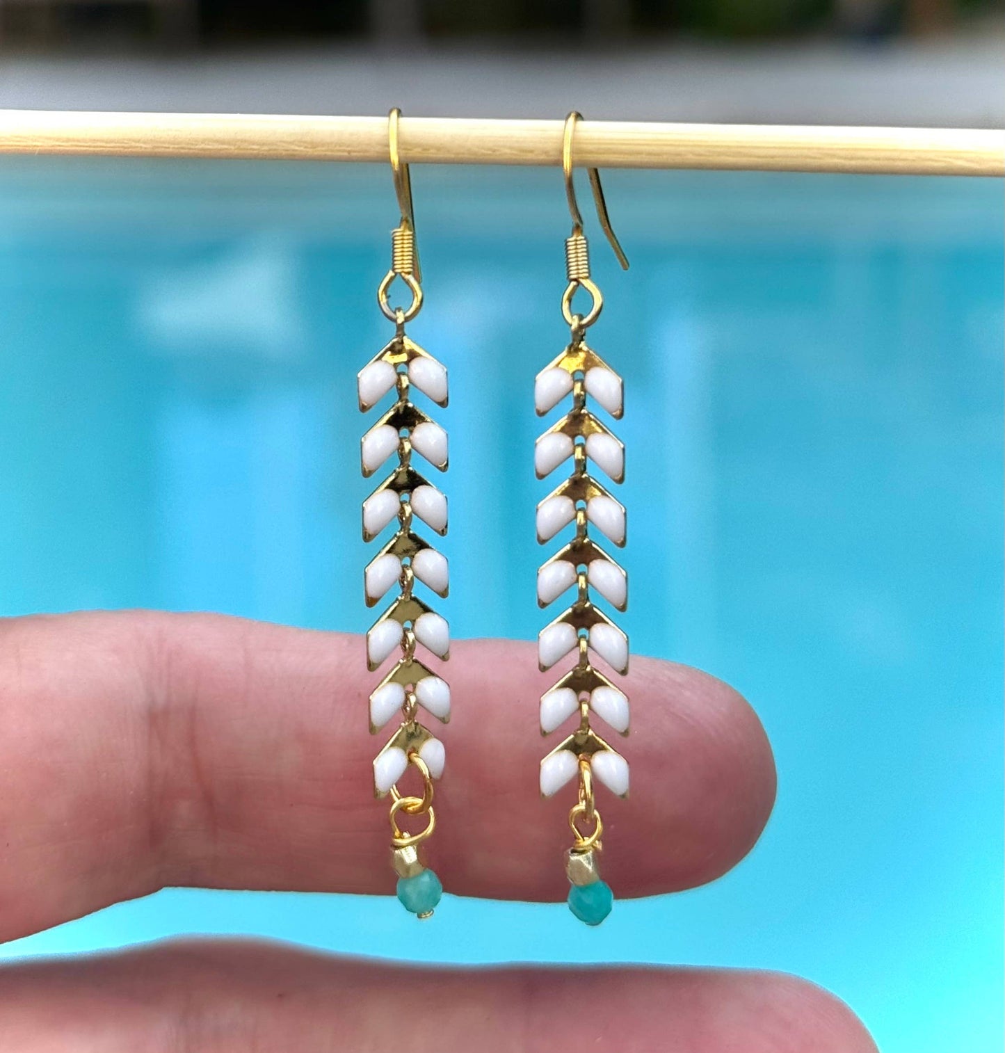 Feather Duster Earrings