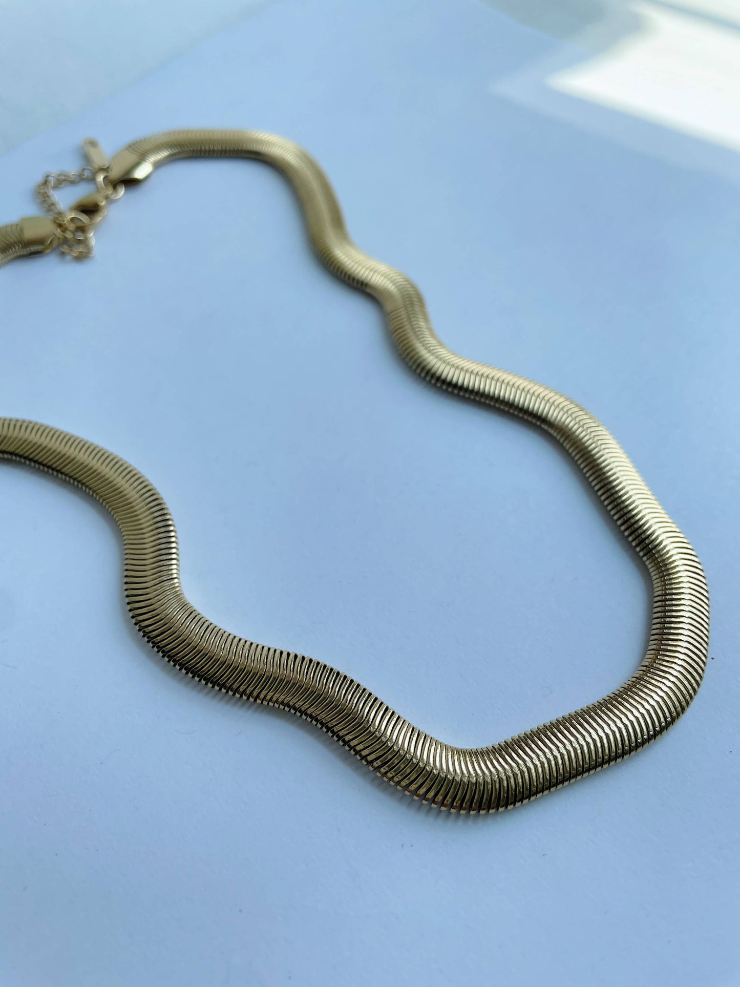 Chunky Snake Chain~ Gold Plated Stainless Steel 