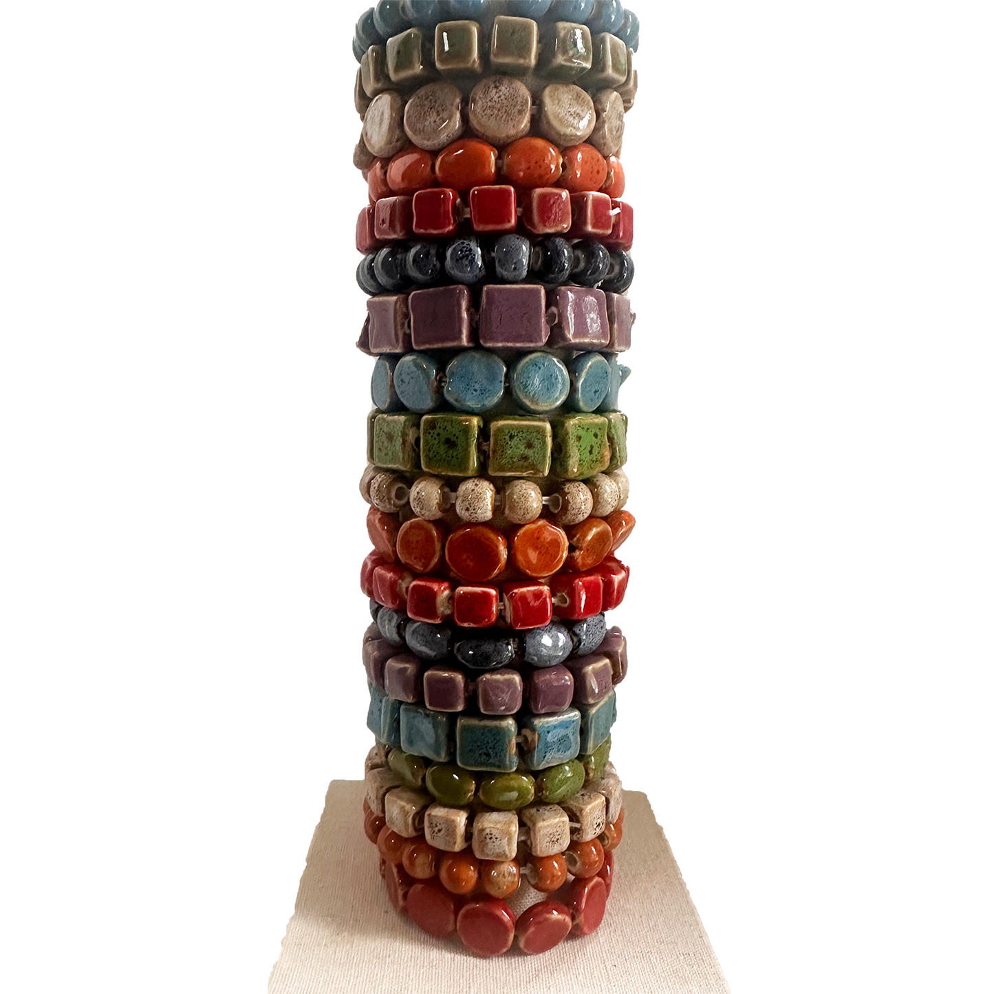 Solid Clay Bead Bracelets (multiple colors available!)