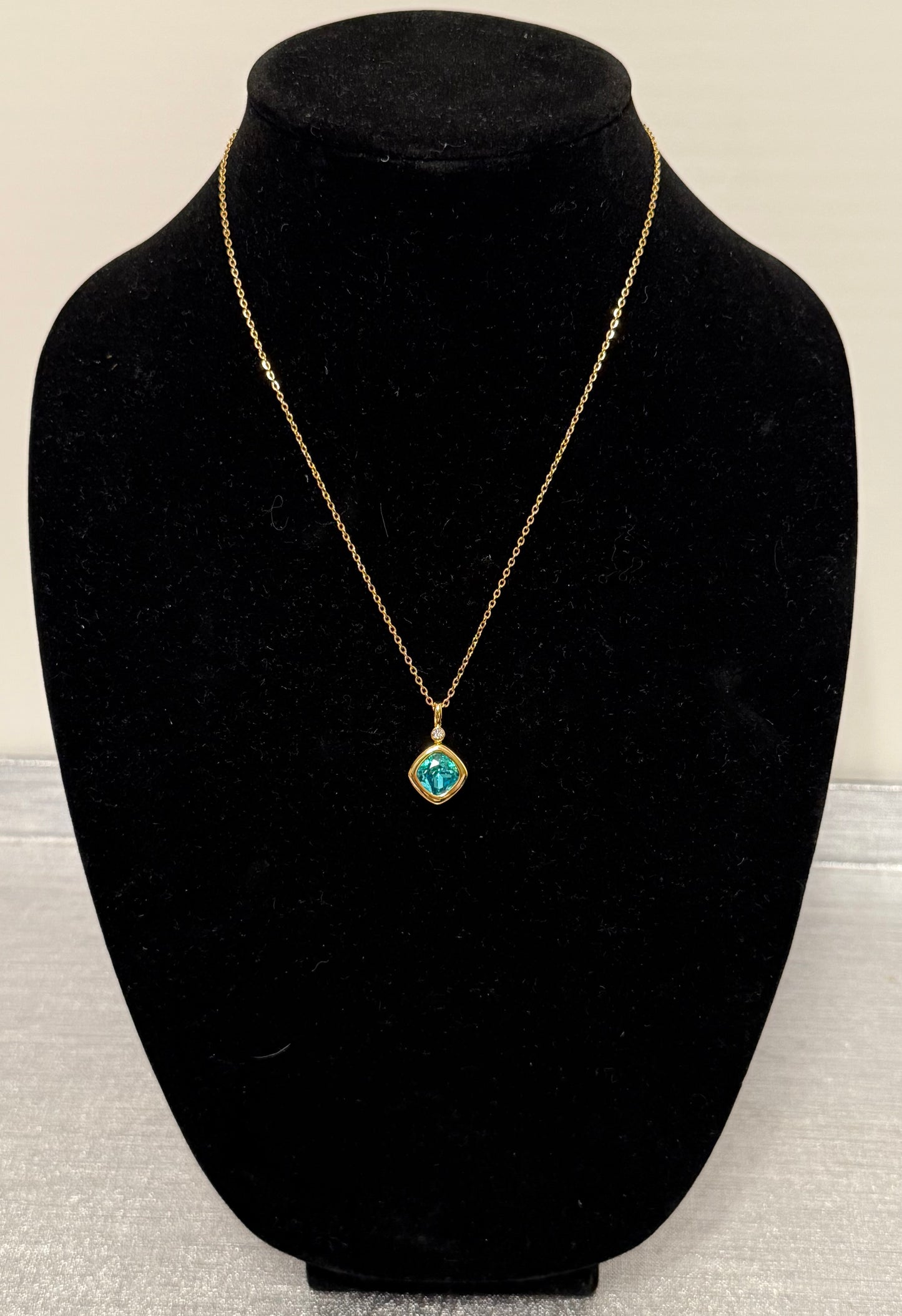 Chroma Charm Necklace - 10 stones! (Gold & Silver)