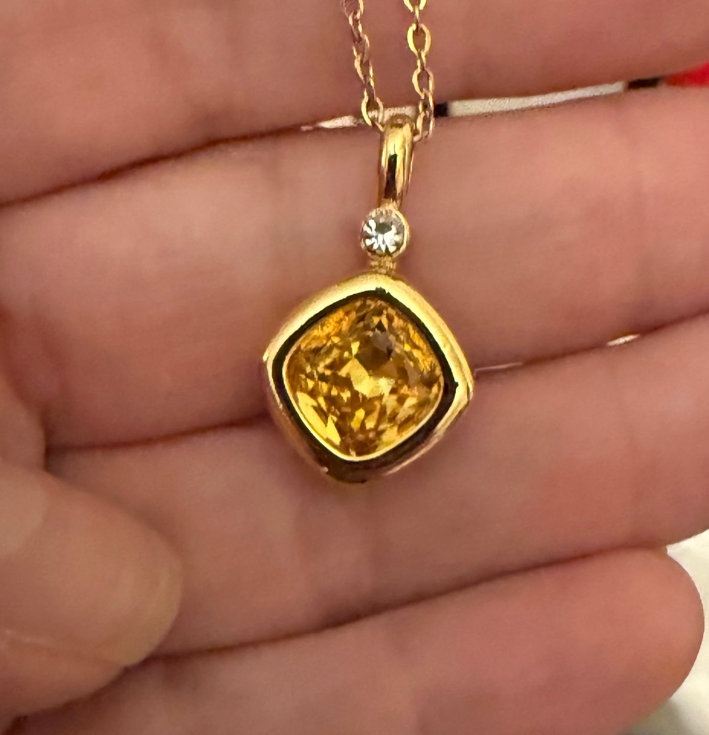 Chroma Charm Necklace - 10 stones! (Gold & Silver)