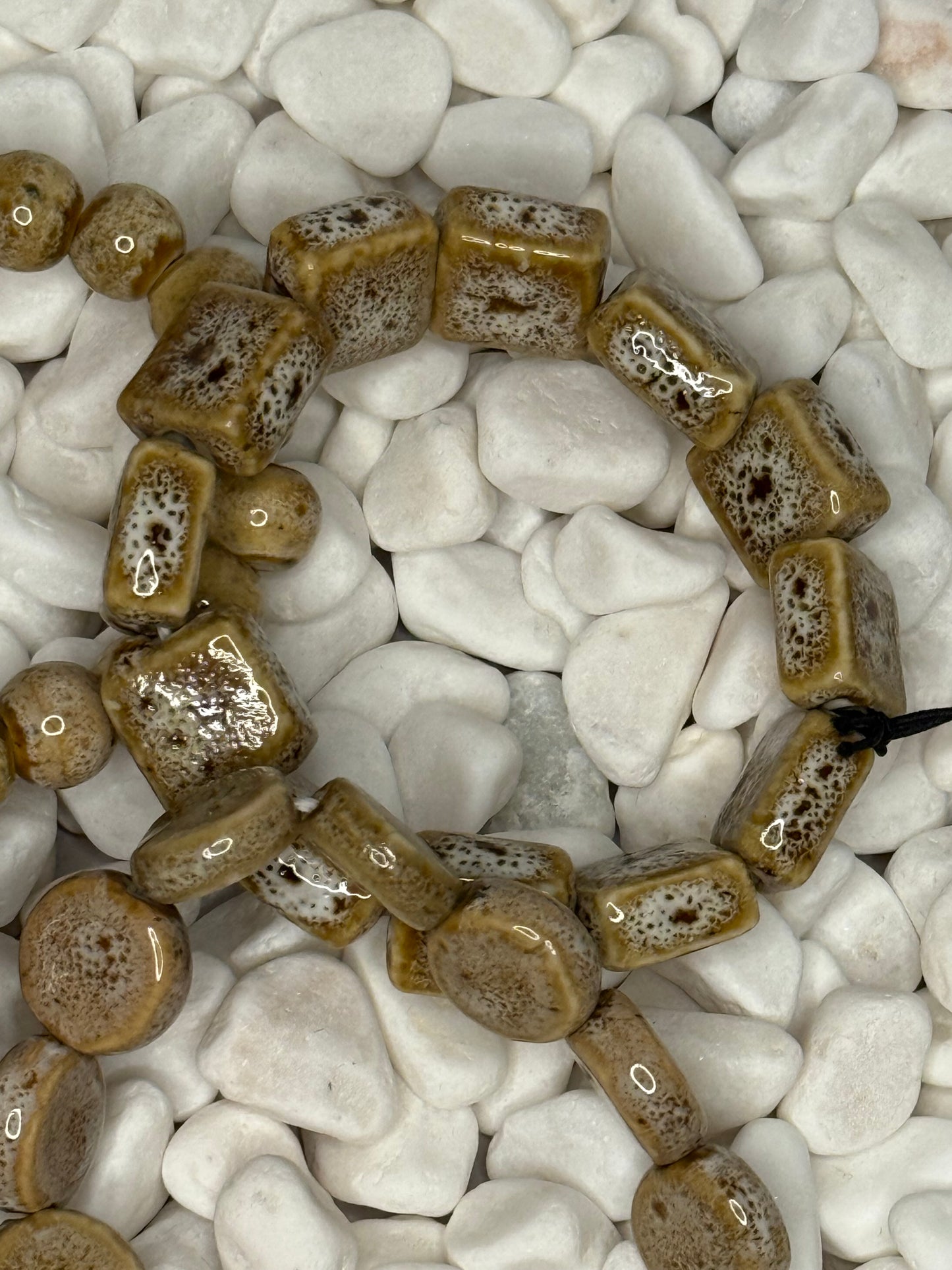 Solid Clay Bead Bracelets (multiple colors available!)