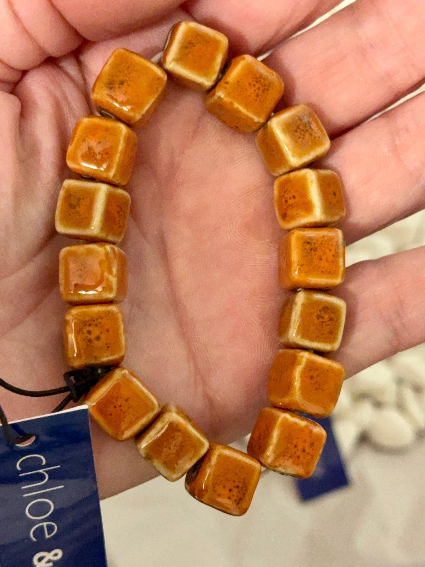 Solid Clay Bead Bracelets (multiple colors available!)