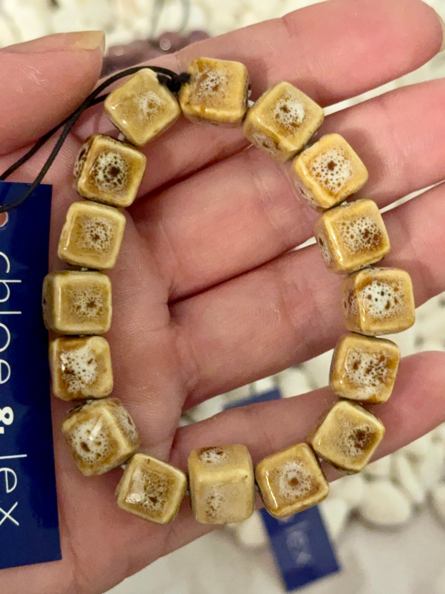 Solid Clay Bead Bracelets (multiple colors available!)