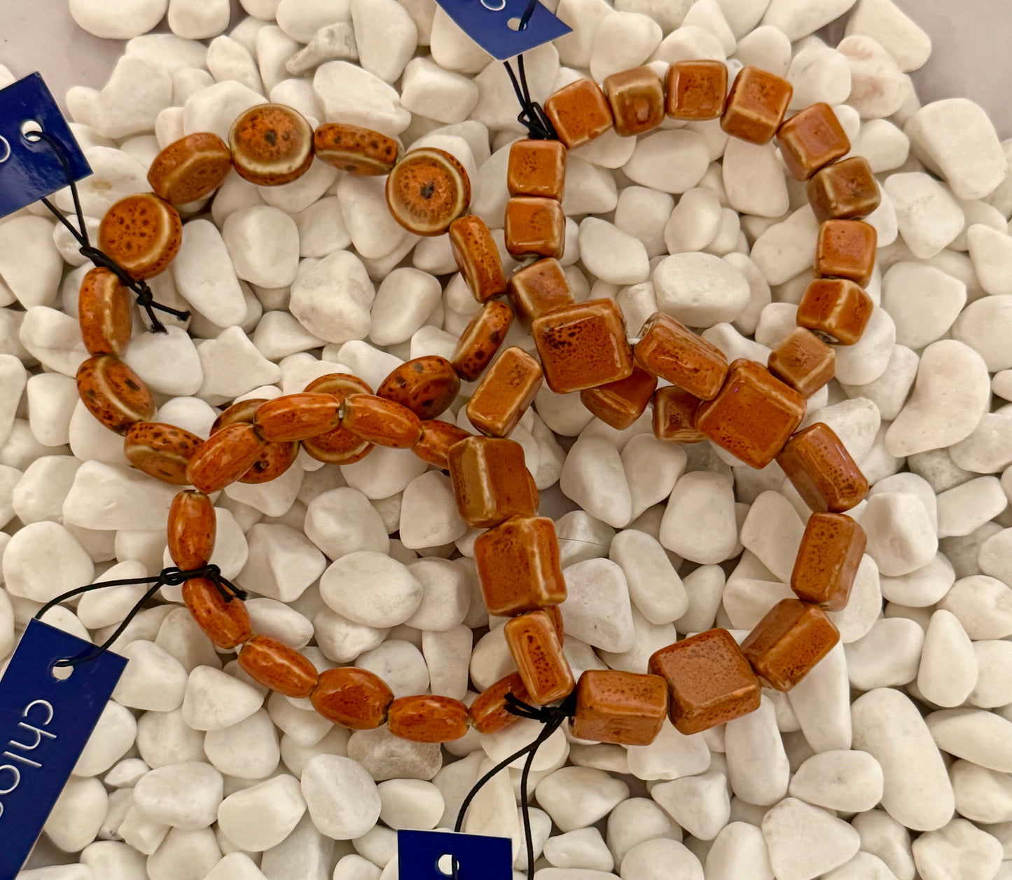 Solid Clay Bead Bracelets (multiple colors available!)