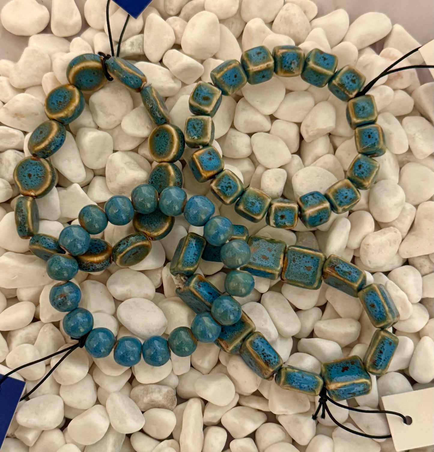 Solid Clay Bead Bracelets (multiple colors available!)