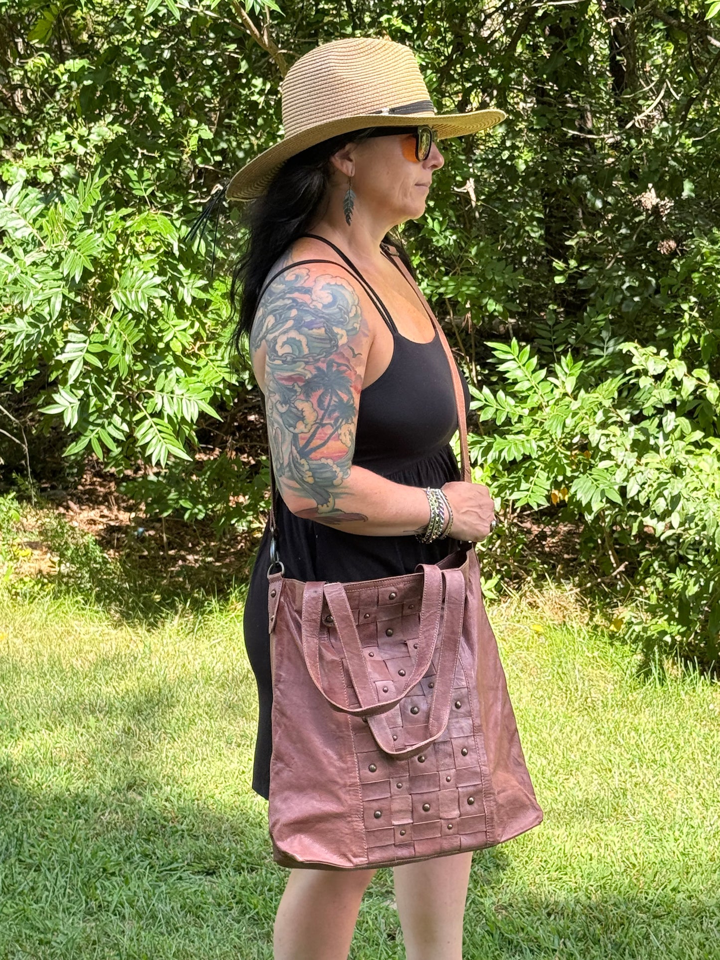 Checker Me Out Bag With Adjustable Strap