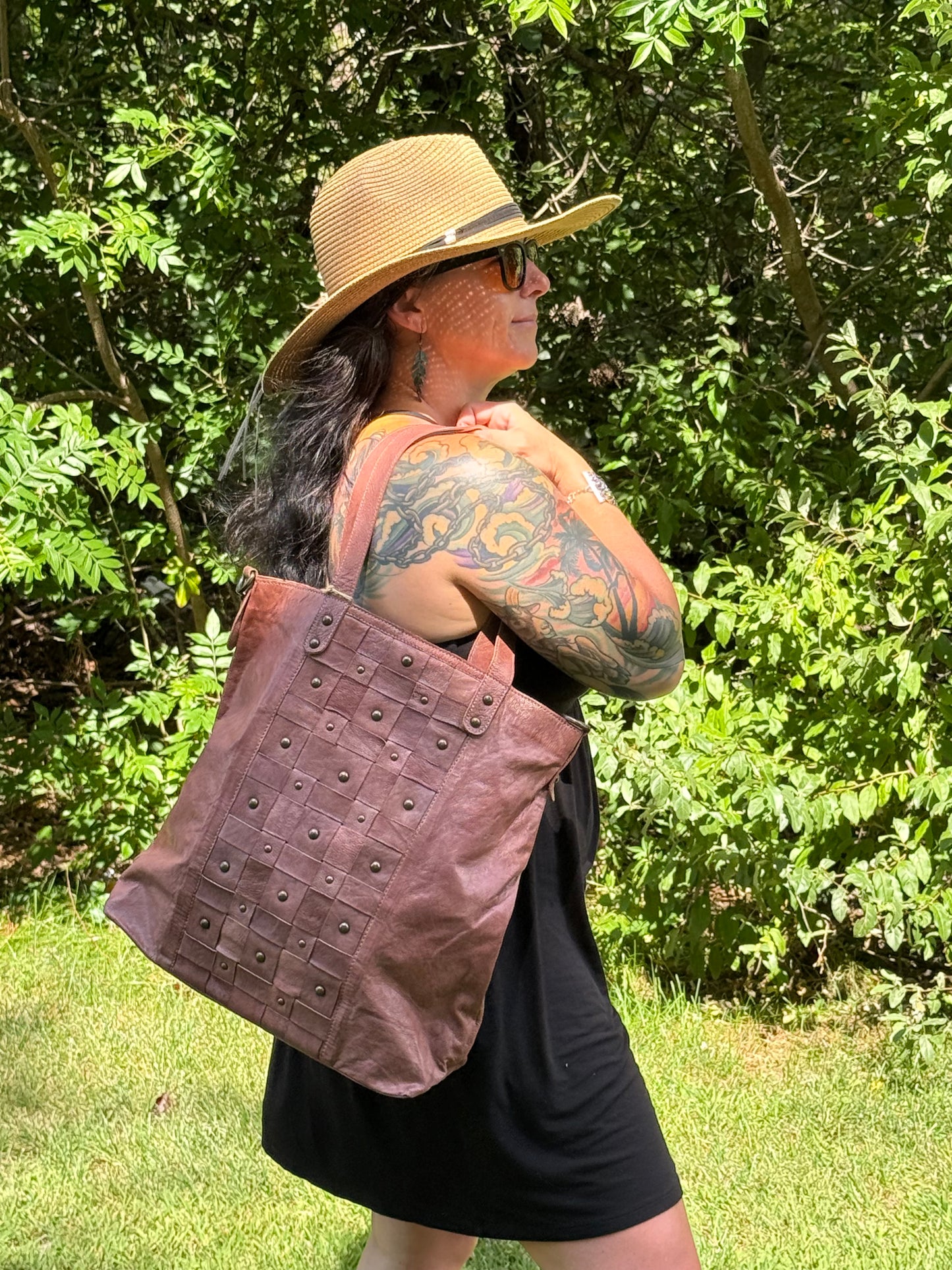 Checker Me Out Bag With Adjustable Strap