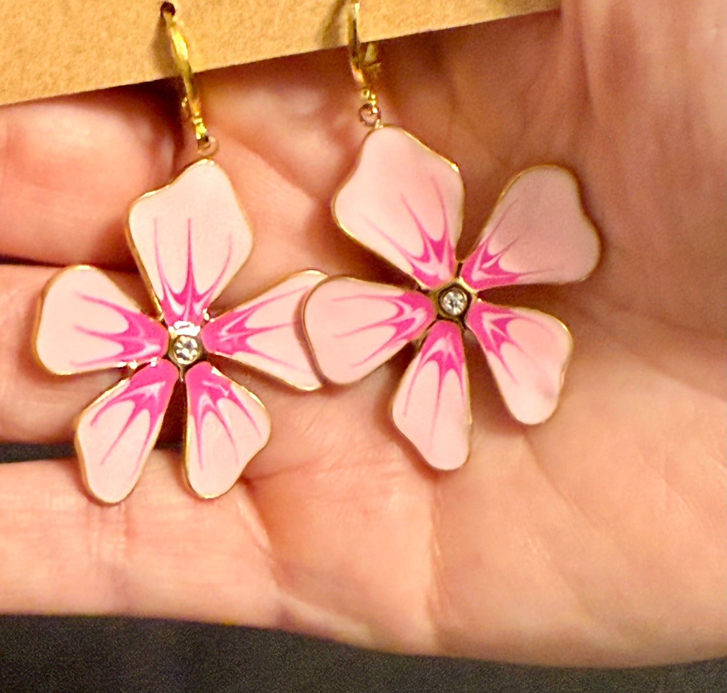 Pink Pony Charm Earrings