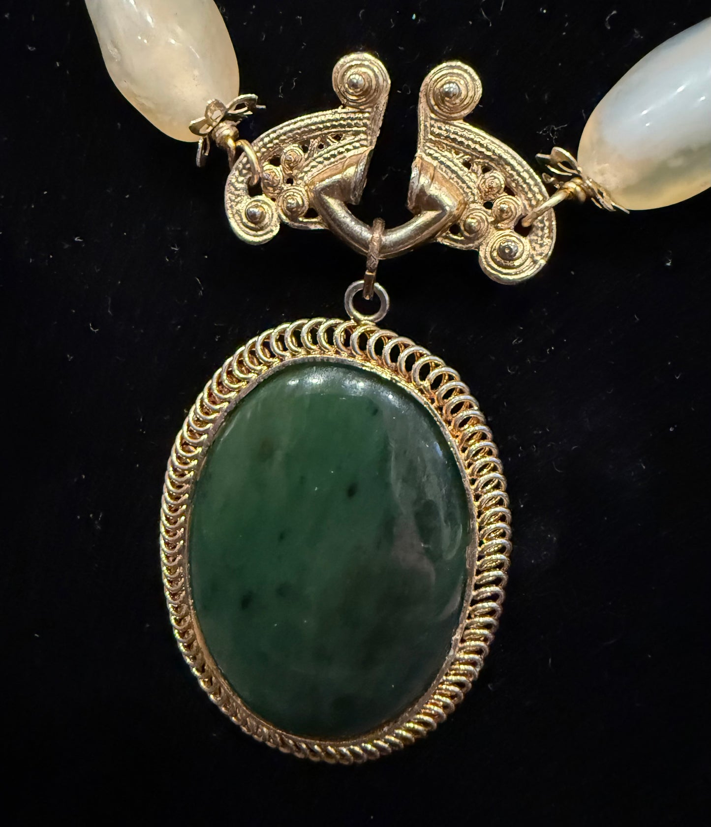 Vintage-Multi-Stone Necklace