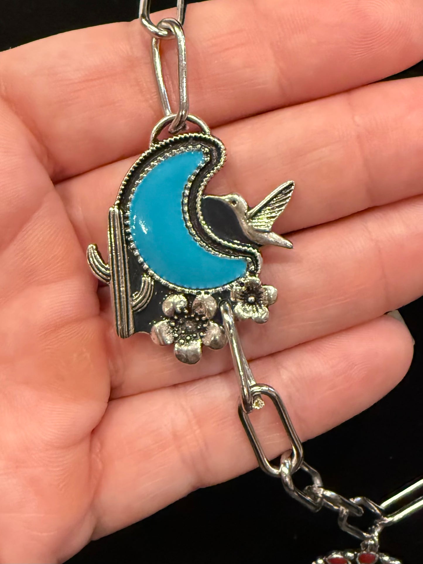 Orange Wing Necklace