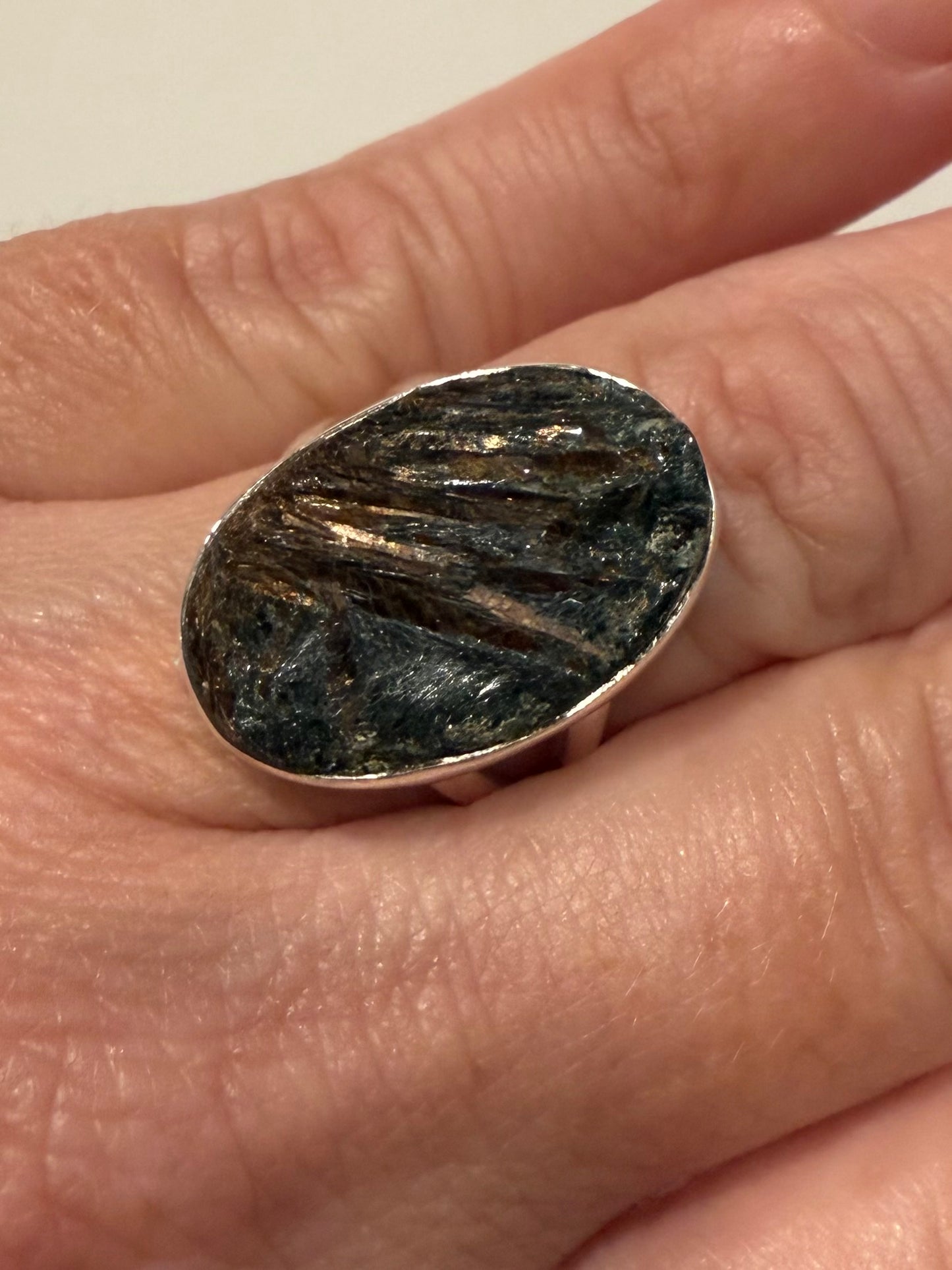 Sterling Astrophyllite Ring