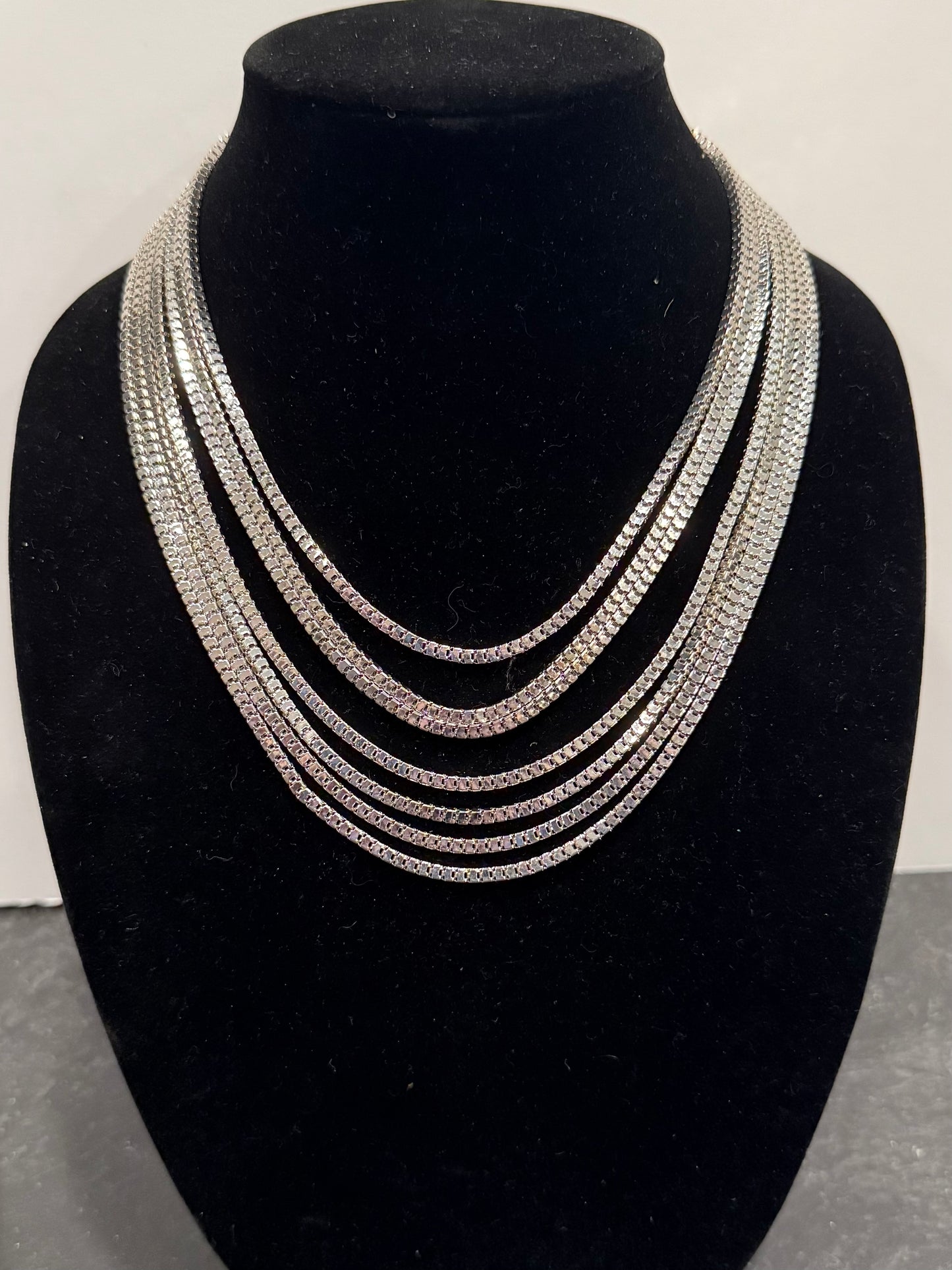 Vintage Liquid Silver Necklace