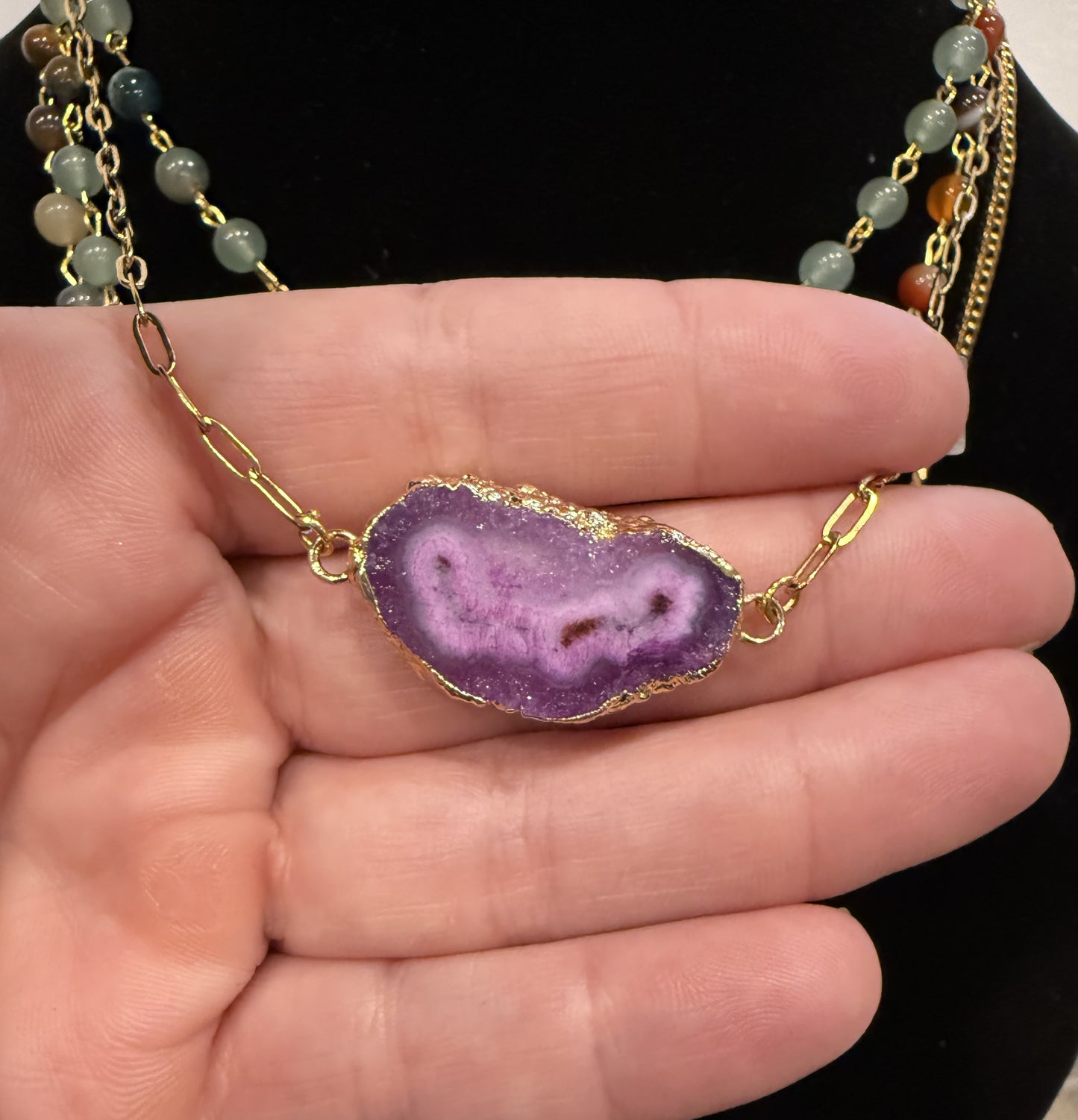 Lock & Key 4 piece Layered Necklace