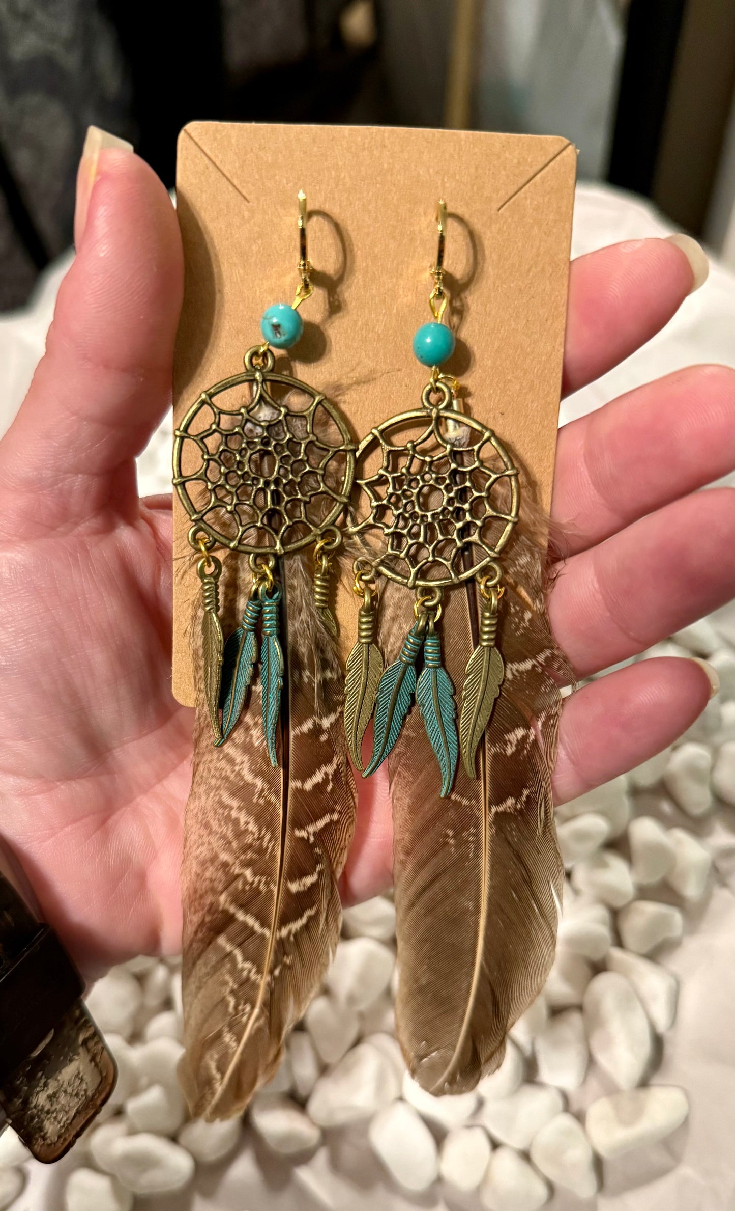 Feathered Catcher Earrings