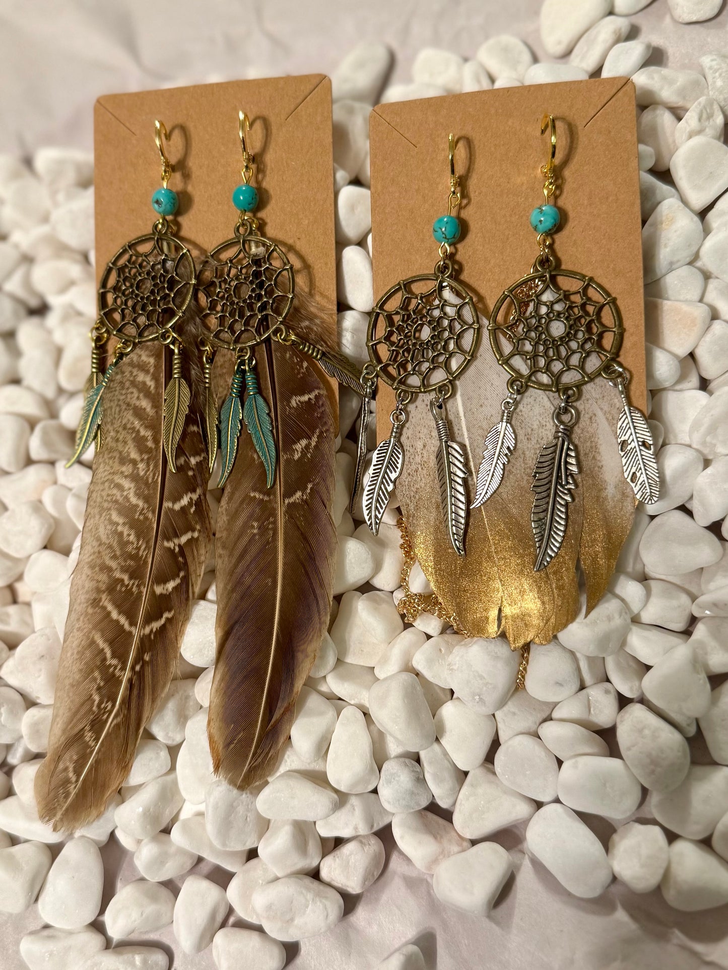 Feathered Catcher Earrings