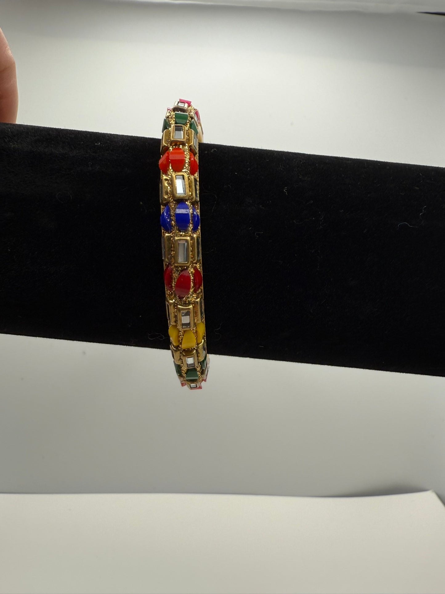 Vintage Festival Jewel Bangle 7"