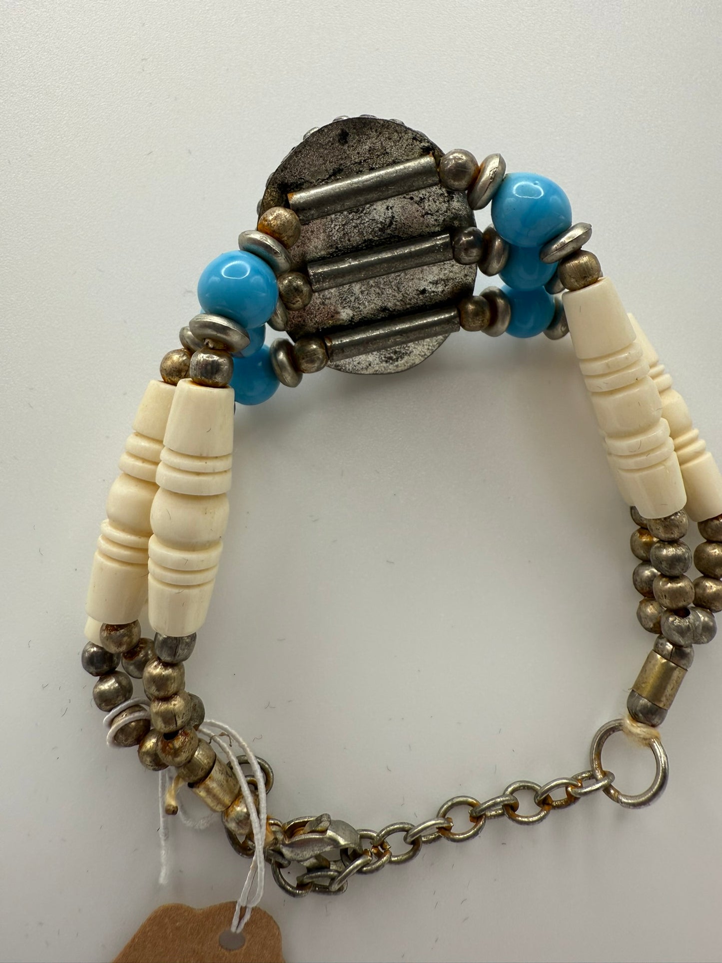Vintage Desert Sky Beaded Bracelet 6-8"