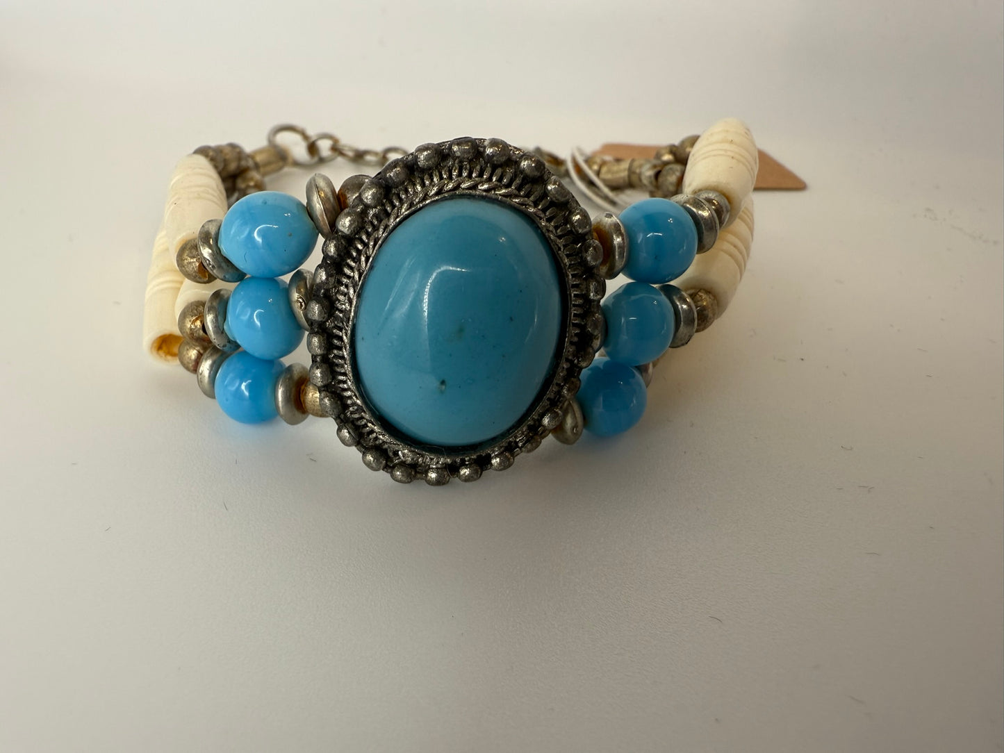 Vintage Desert Sky Beaded Bracelet 6-8"