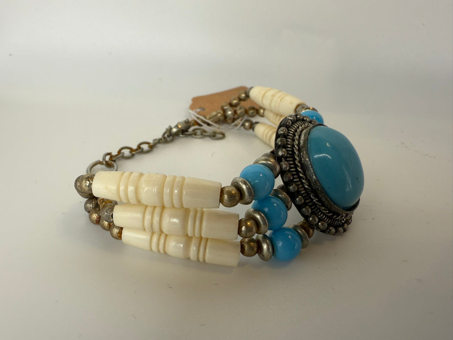 Vintage Desert Sky Beaded Bracelet 6-8"