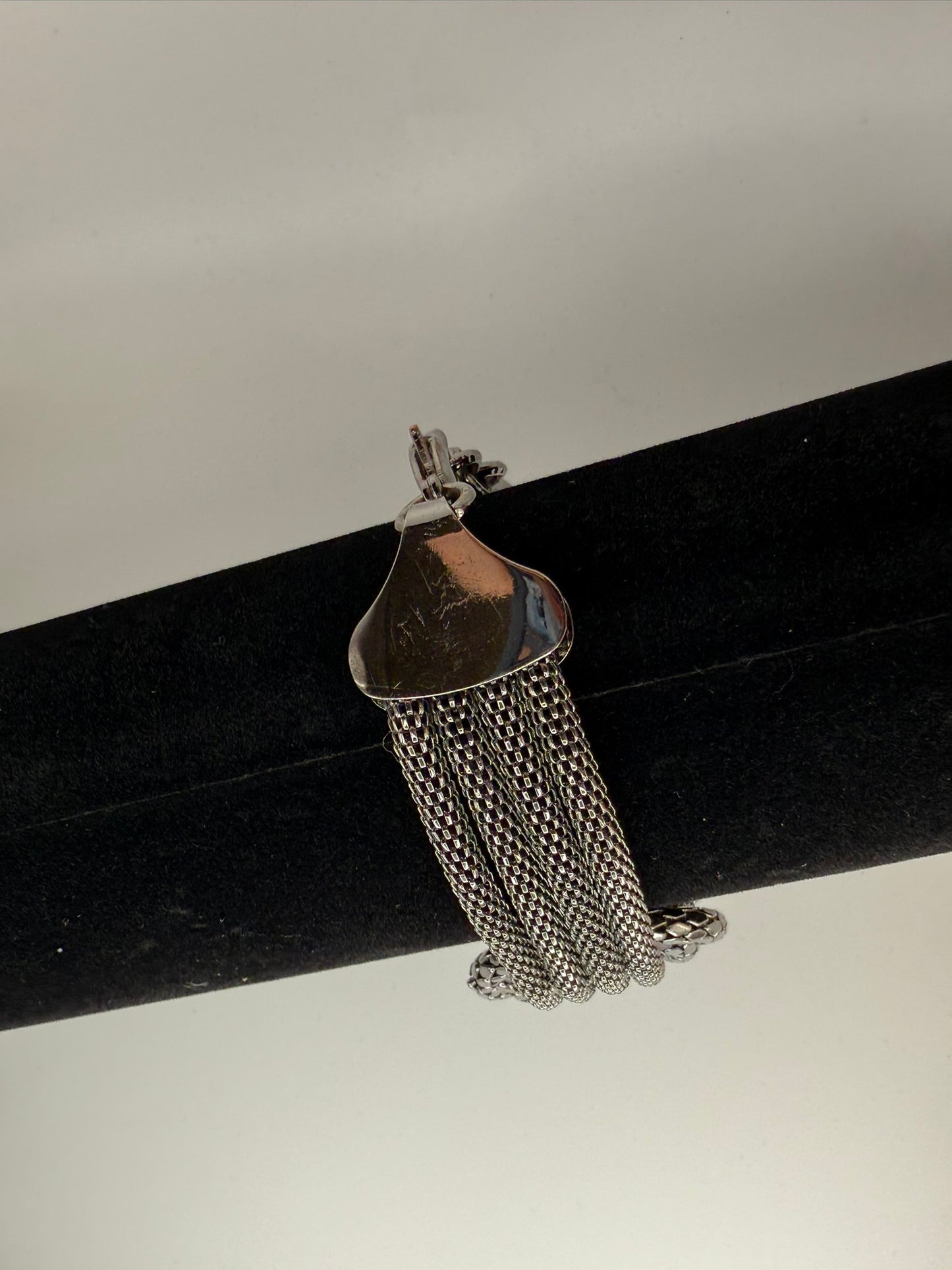 Vintage Midnight Knot Chain Bracelet 7-8.5"