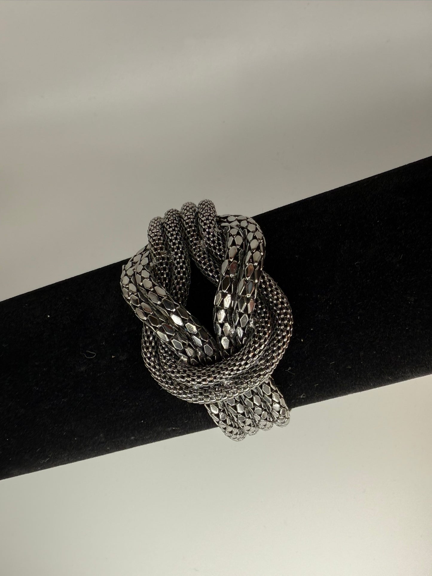 Vintage Midnight Knot Chain Bracelet 7-8.5"