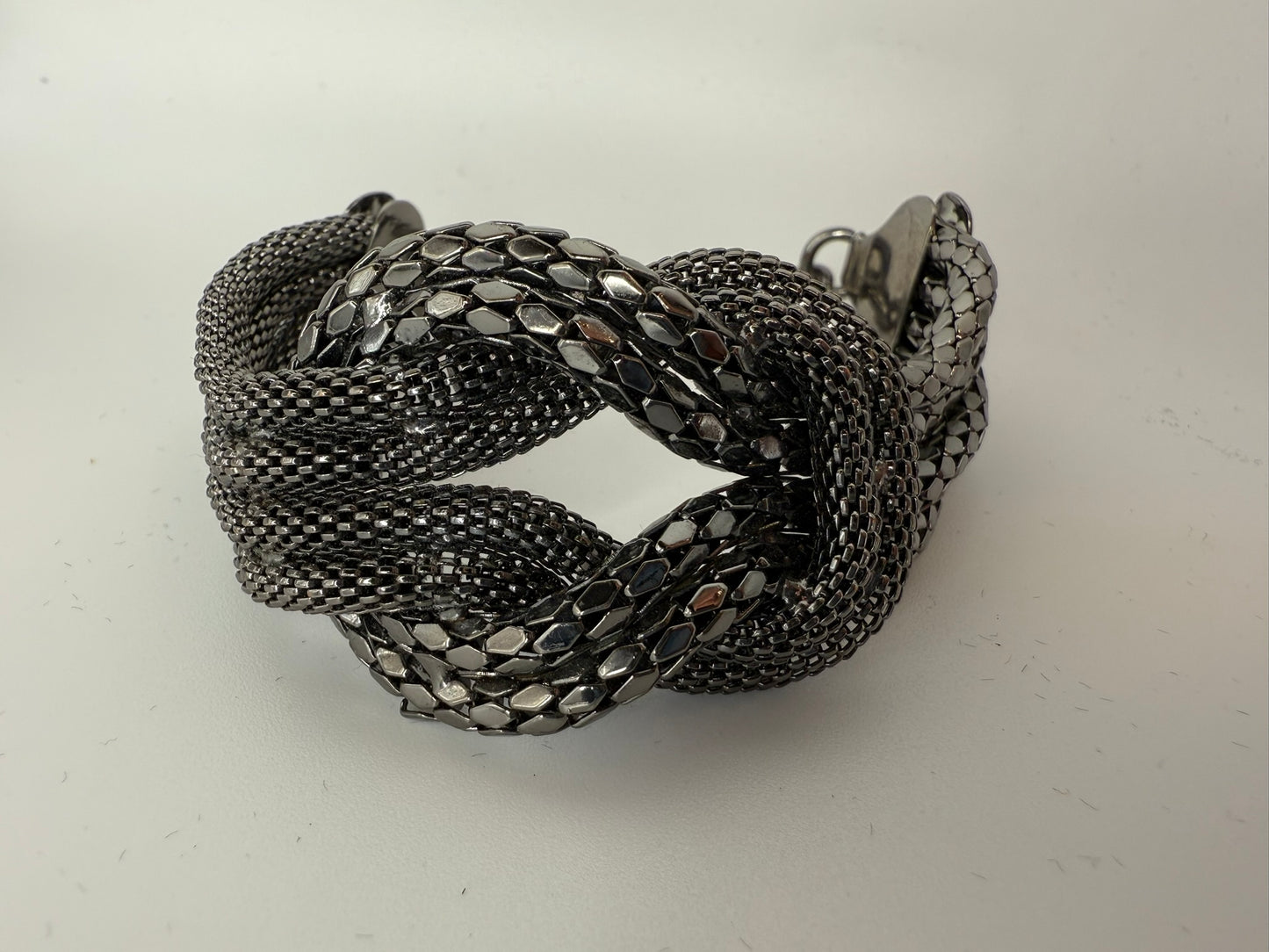 Vintage Midnight Knot Chain Bracelet 7-8.5"