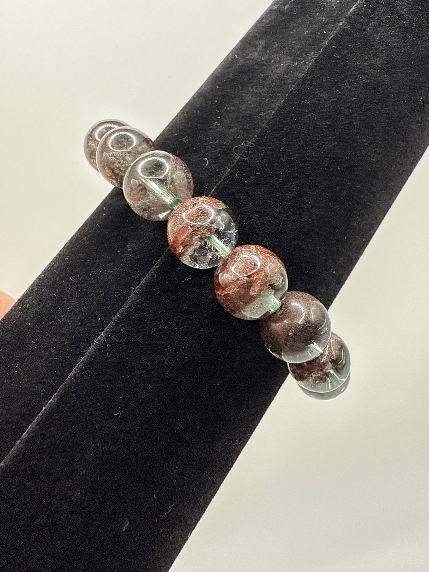 Vintage Earthlight Phantom Quartz  Bracelet 7"