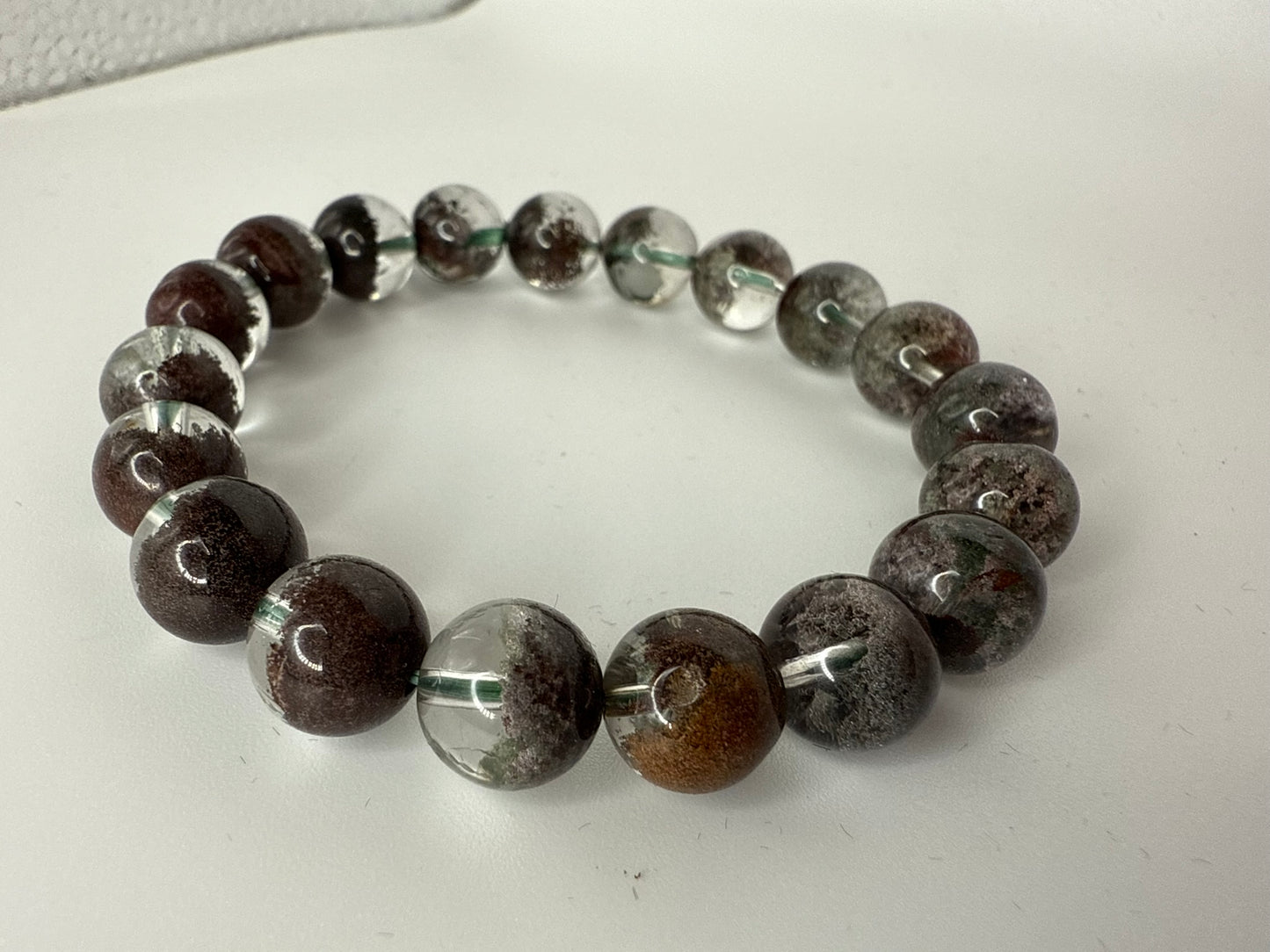 Vintage Earthlight Phantom Quartz  Bracelet 7"