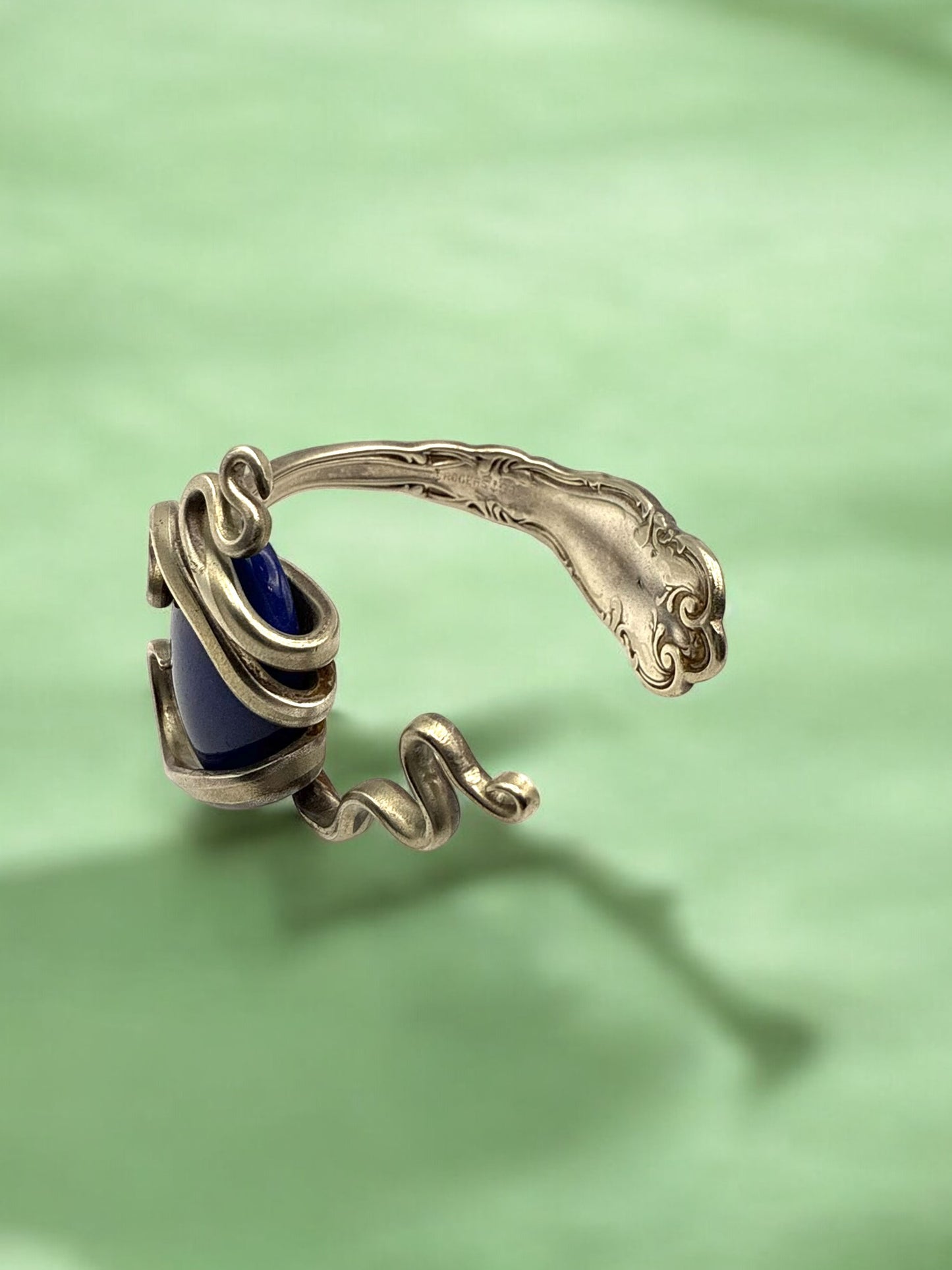 Vintage Midnight Coil Fork Bracelet 6.5-8"