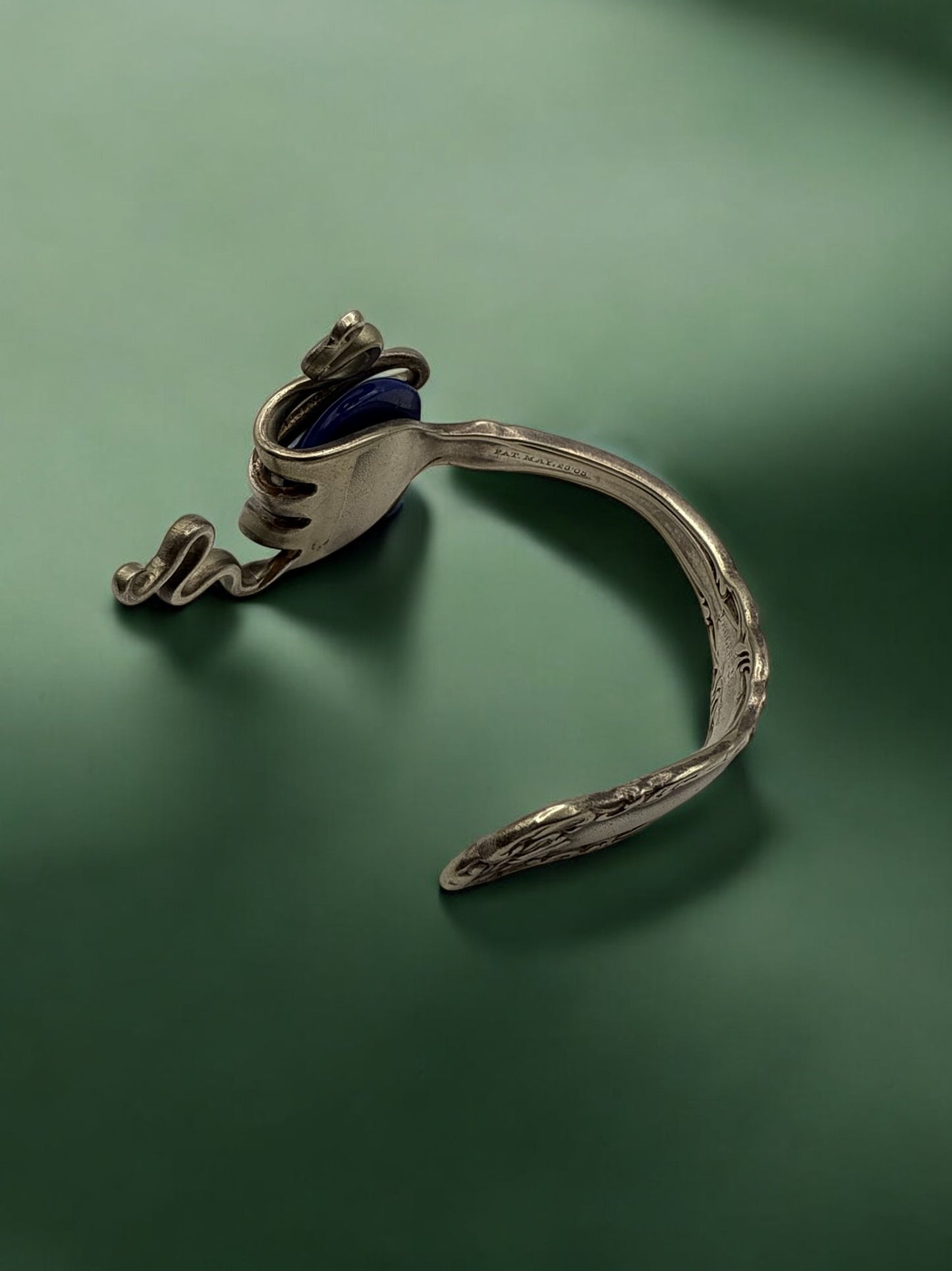 Vintage Midnight Coil Fork Bracelet 6.5-8"